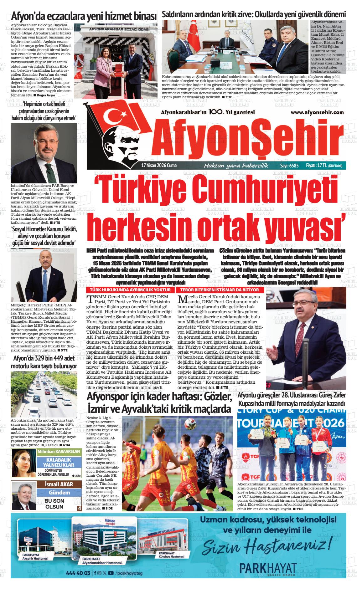 Afyonkarahisar Hisar 17.04.2026
