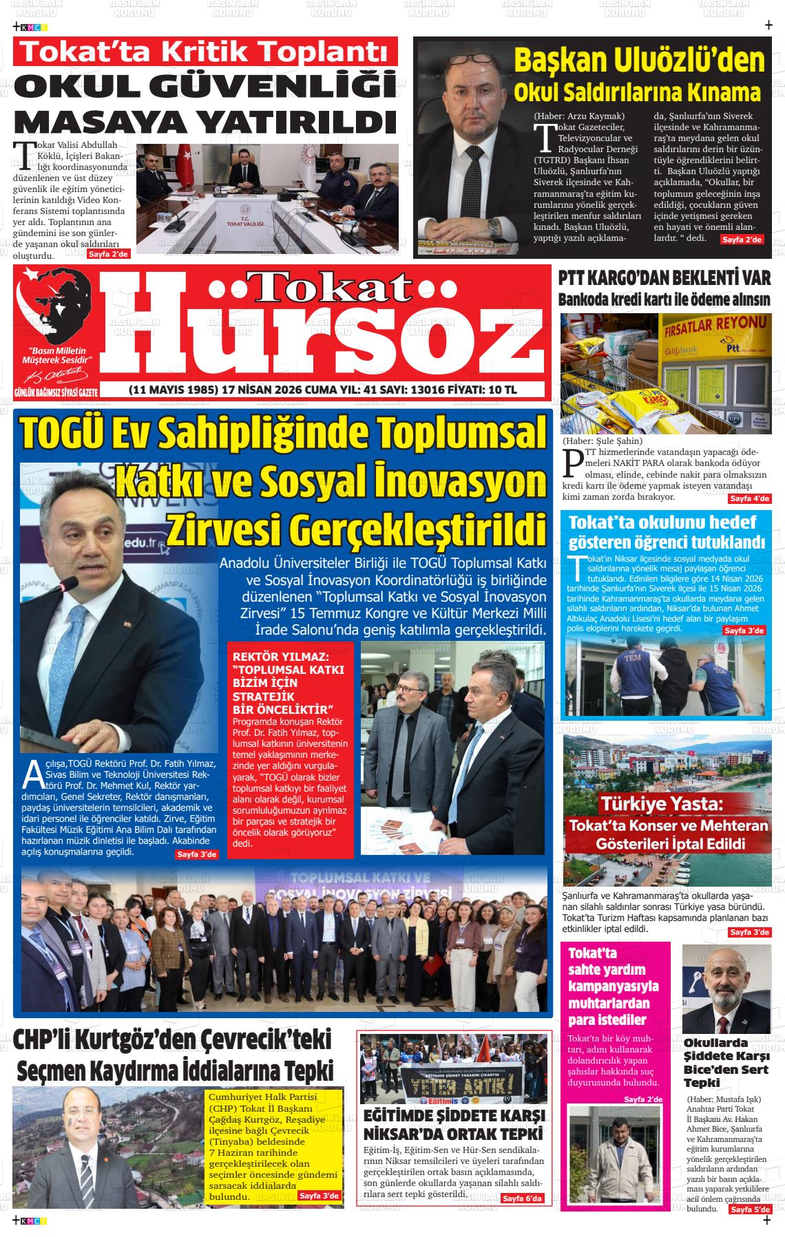 Tokat Hursoz 17.04.2026