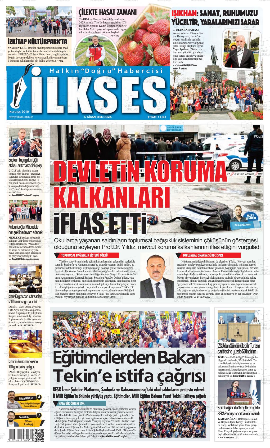 Izmir Ilkses 17.04.2026