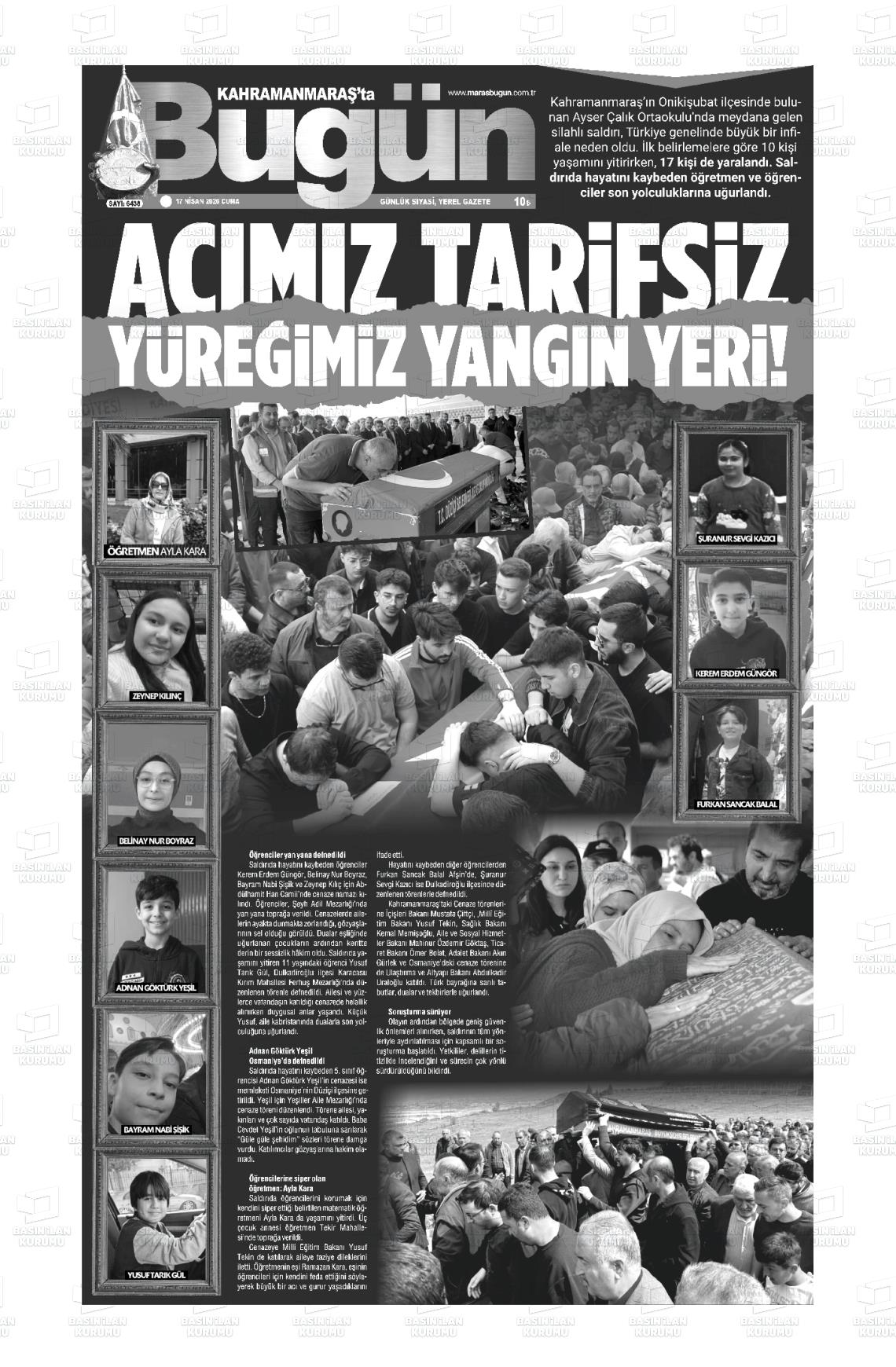 Kahramanmaras Tabugun 17.04.2026