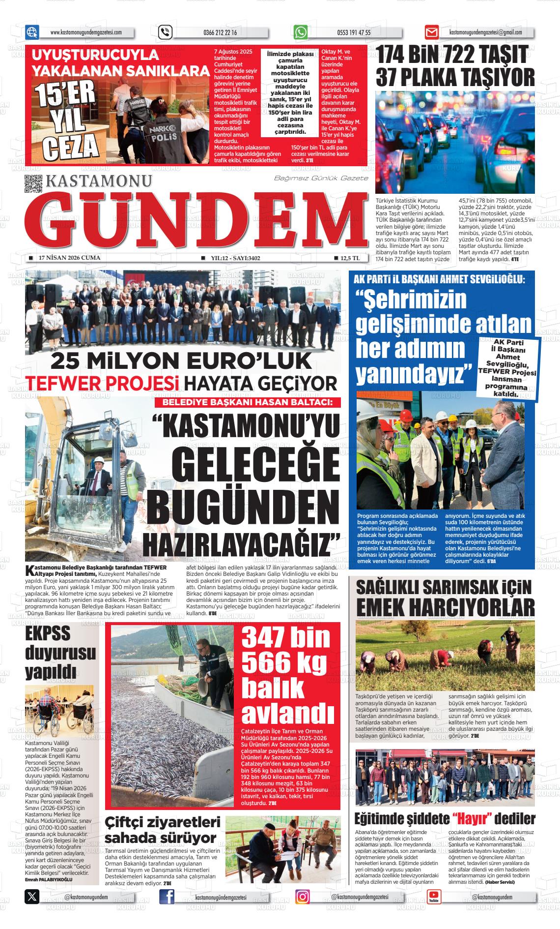 Kastamonu Gundem 17.04.2026