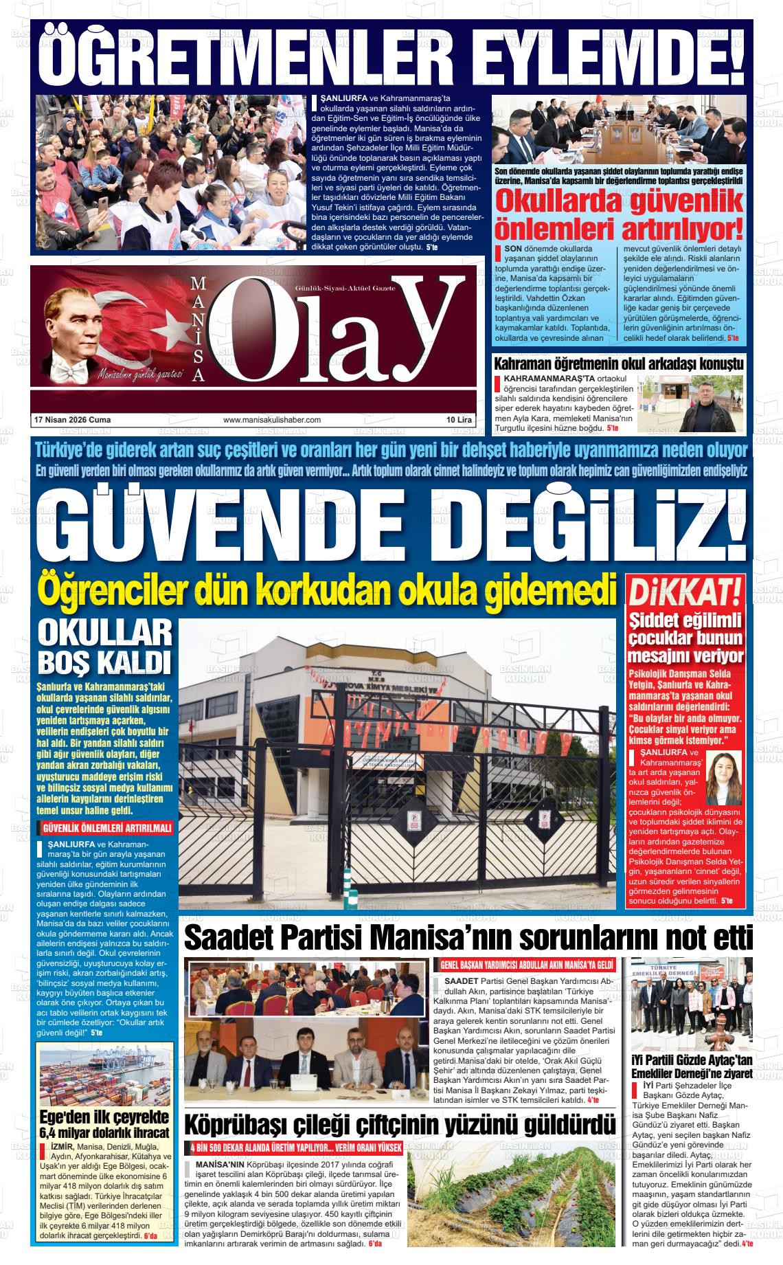 Manisa Olay 17.04.2026