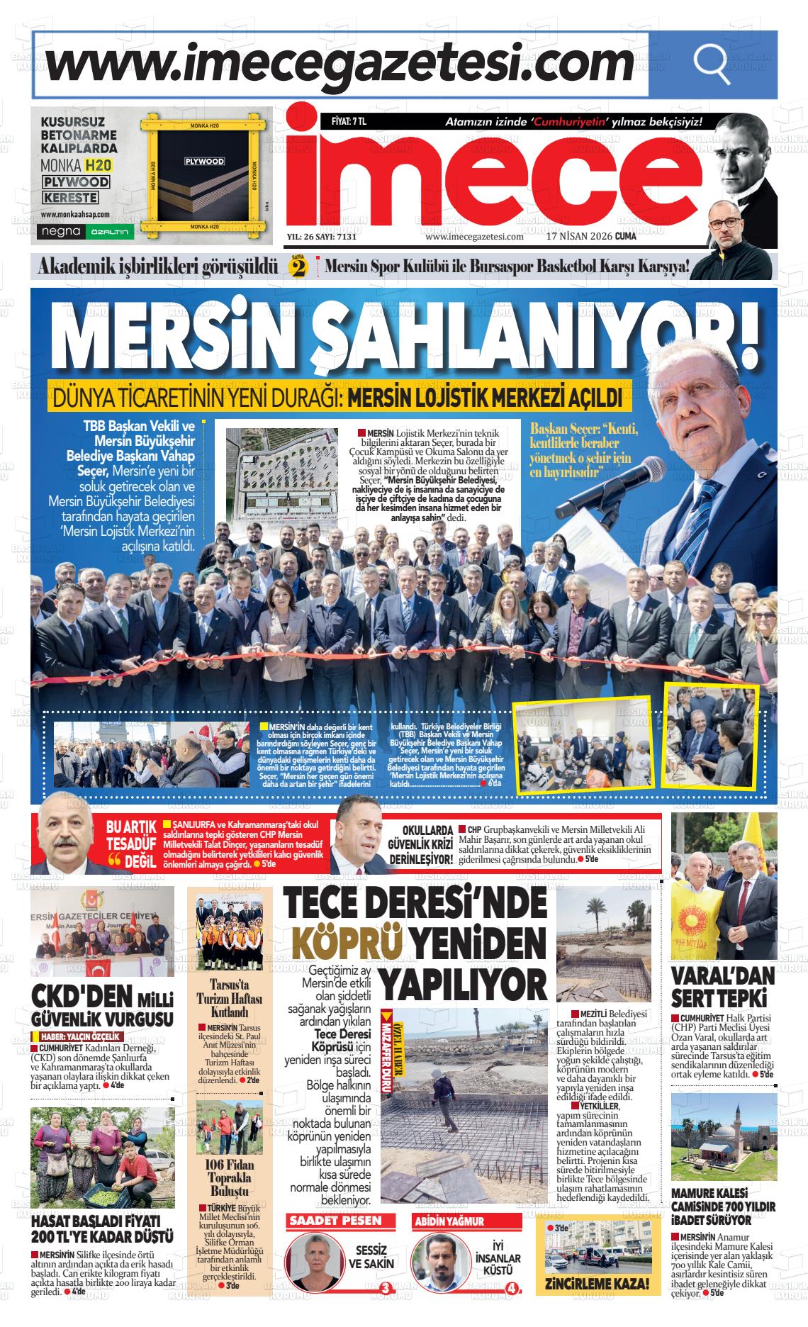 Mersin Imece 17.04.2026