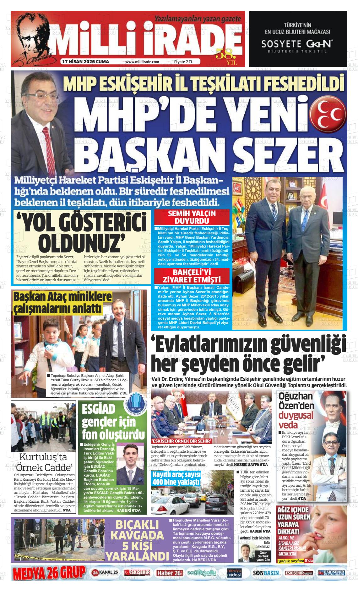 Konya Milliirade 17.04.2026