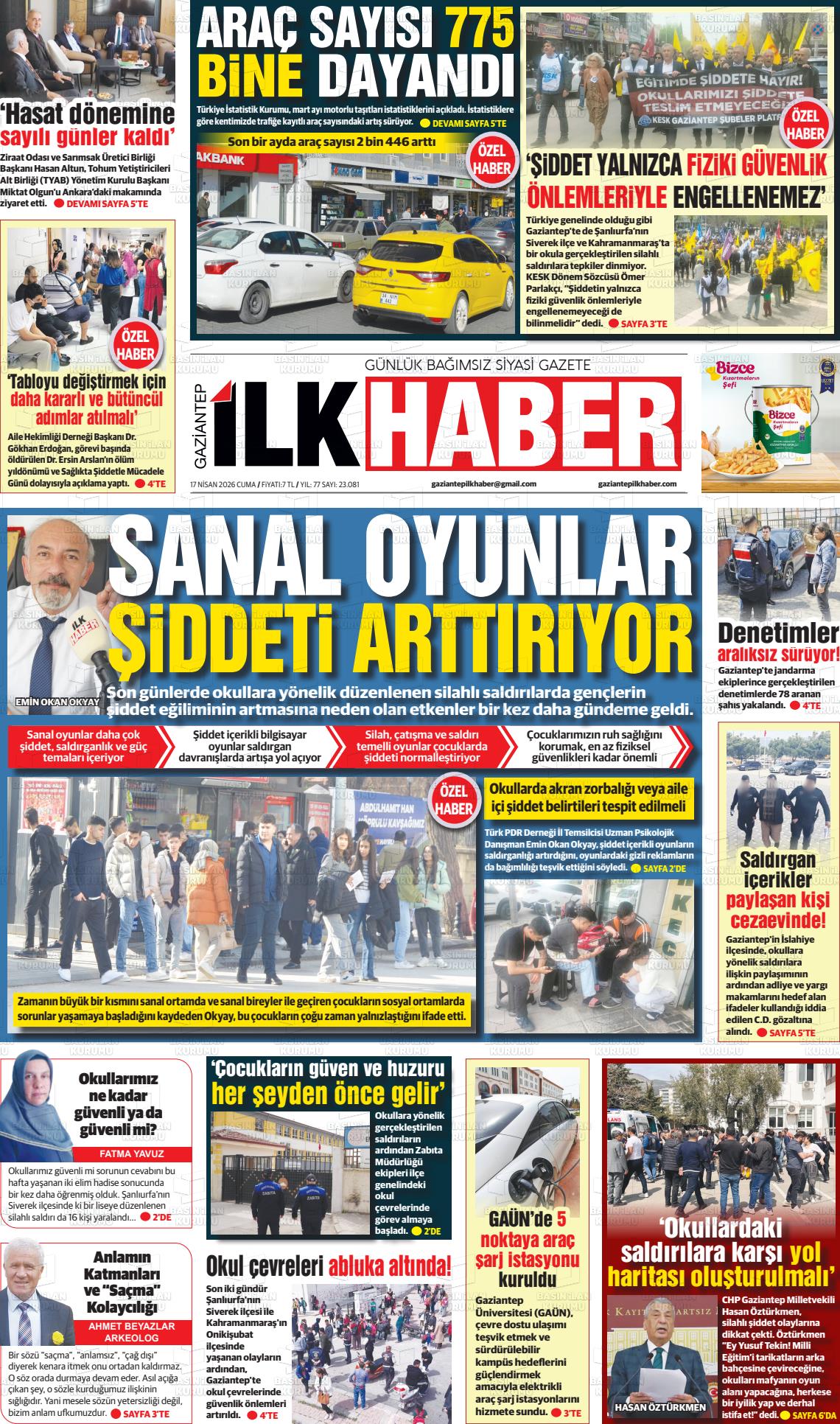 Sabah(gaziantep) 17.04.2026