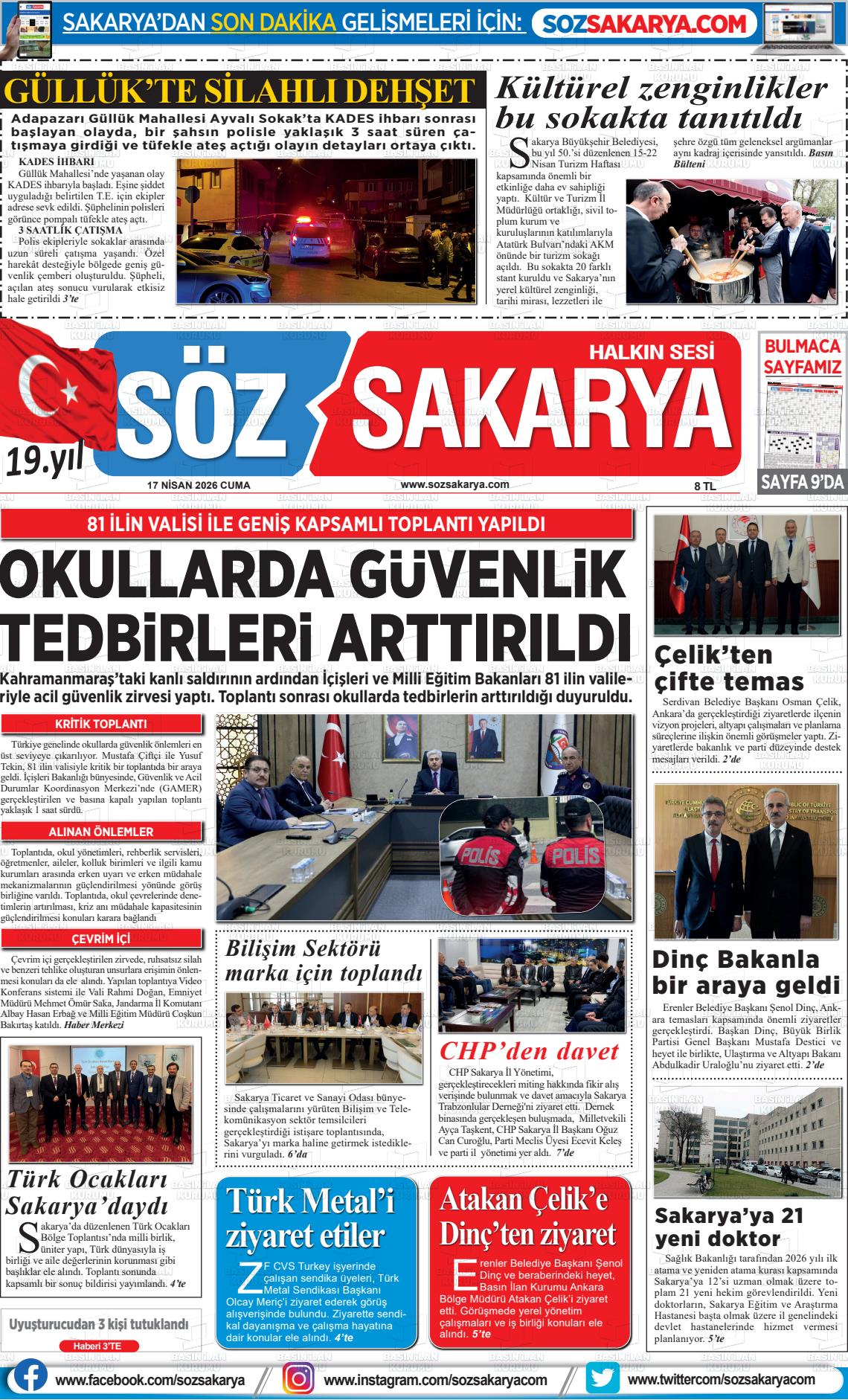 Sakarya Halk 17.04.2026