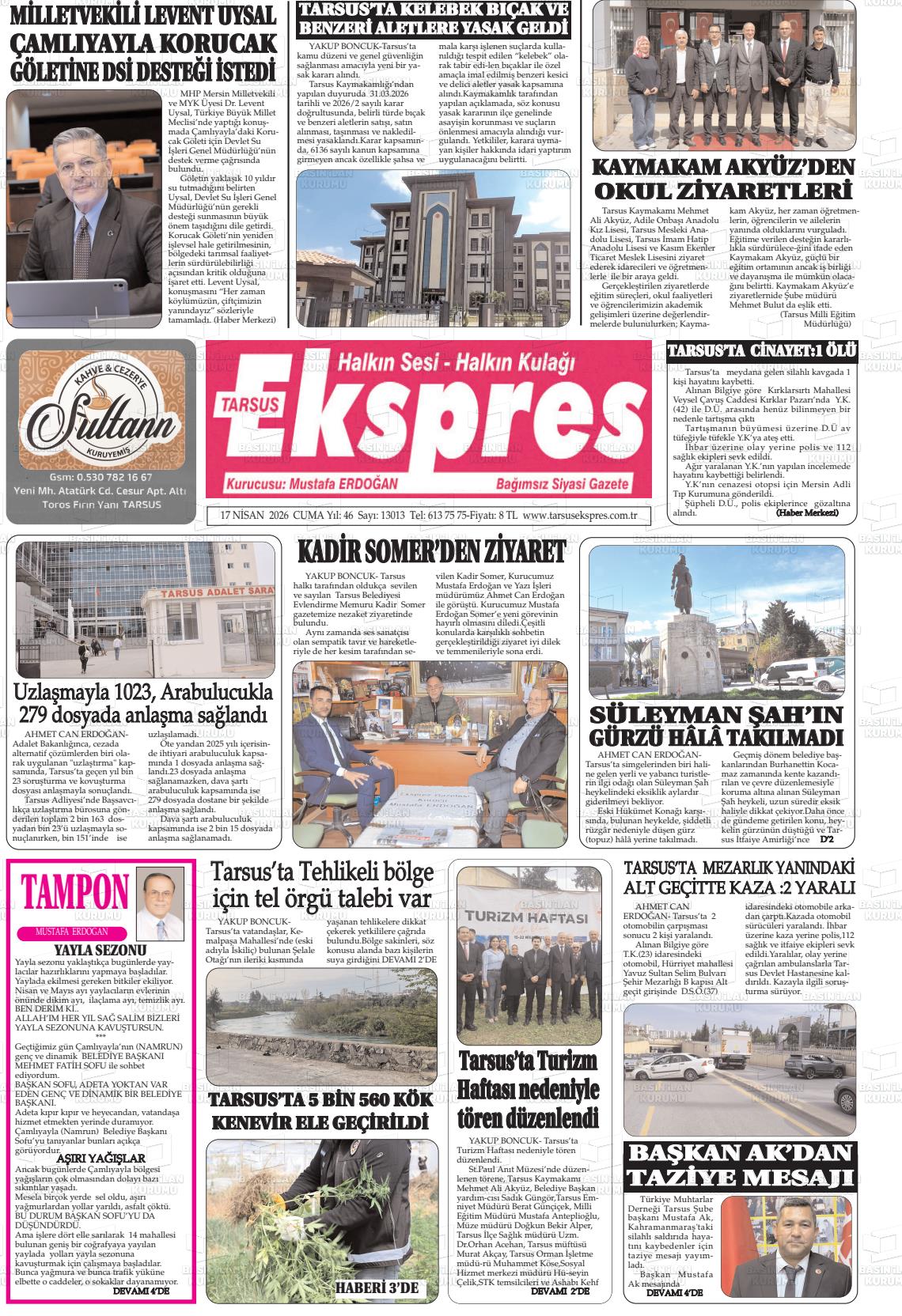 Mersin Tarsusekspres 17.04.2026