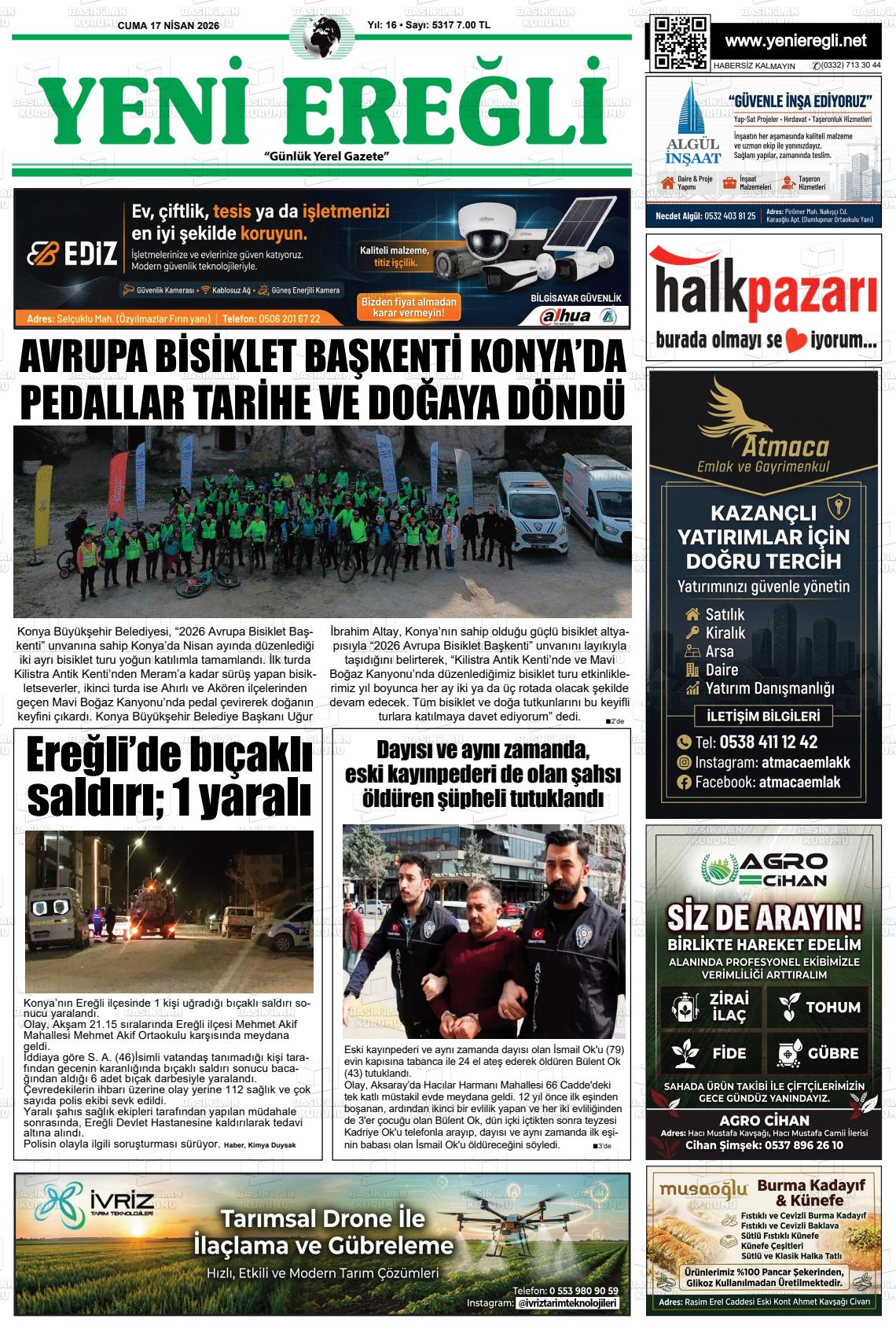 Konya Yenieregli 17.04.2026