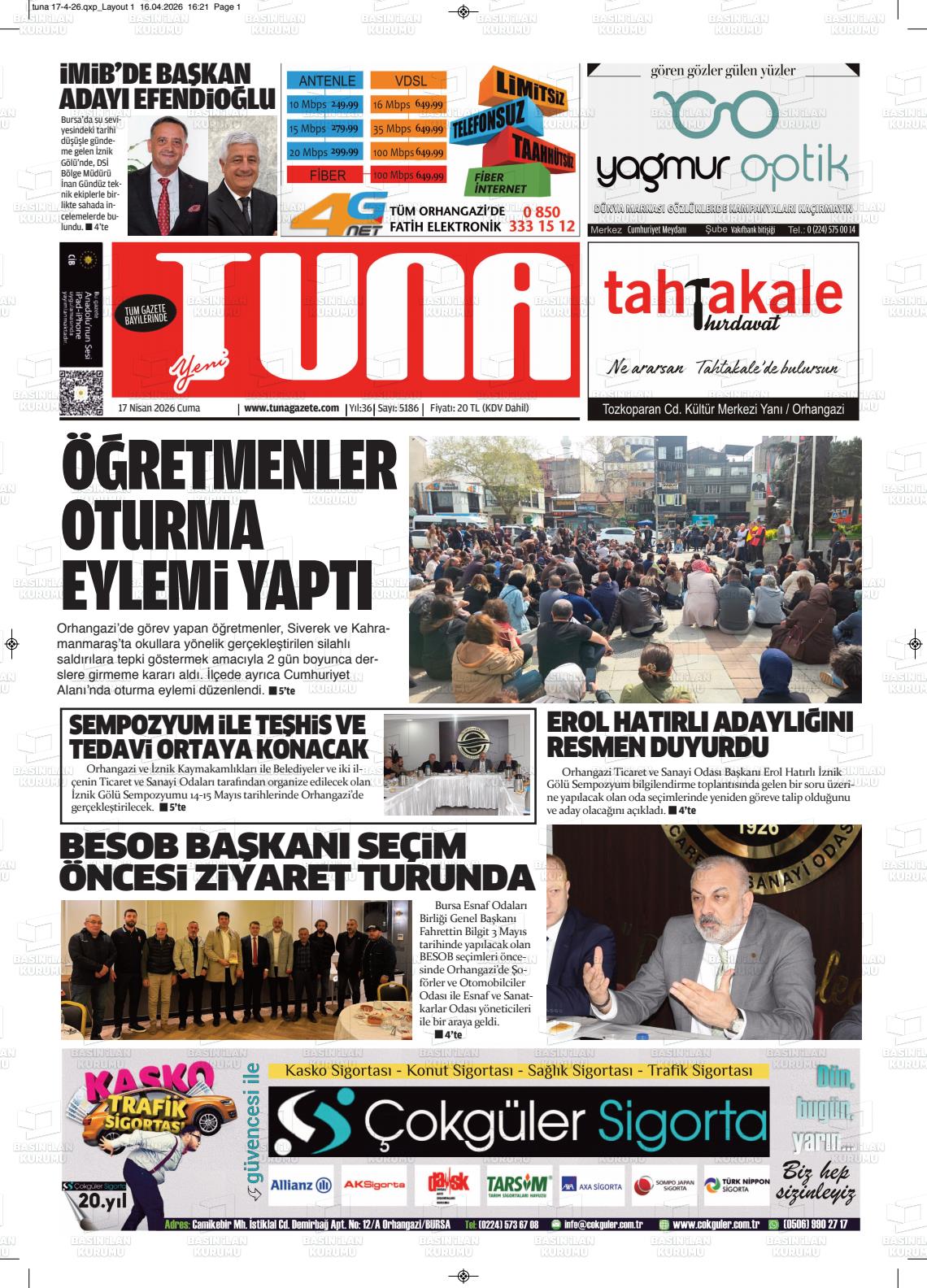 Izmir Yenigun 17.04.2026