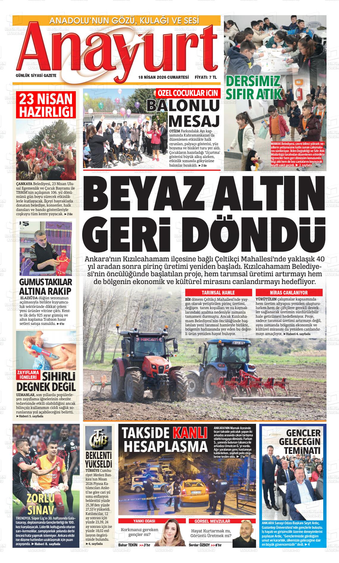 Ankara Anayurt 18.04.2026