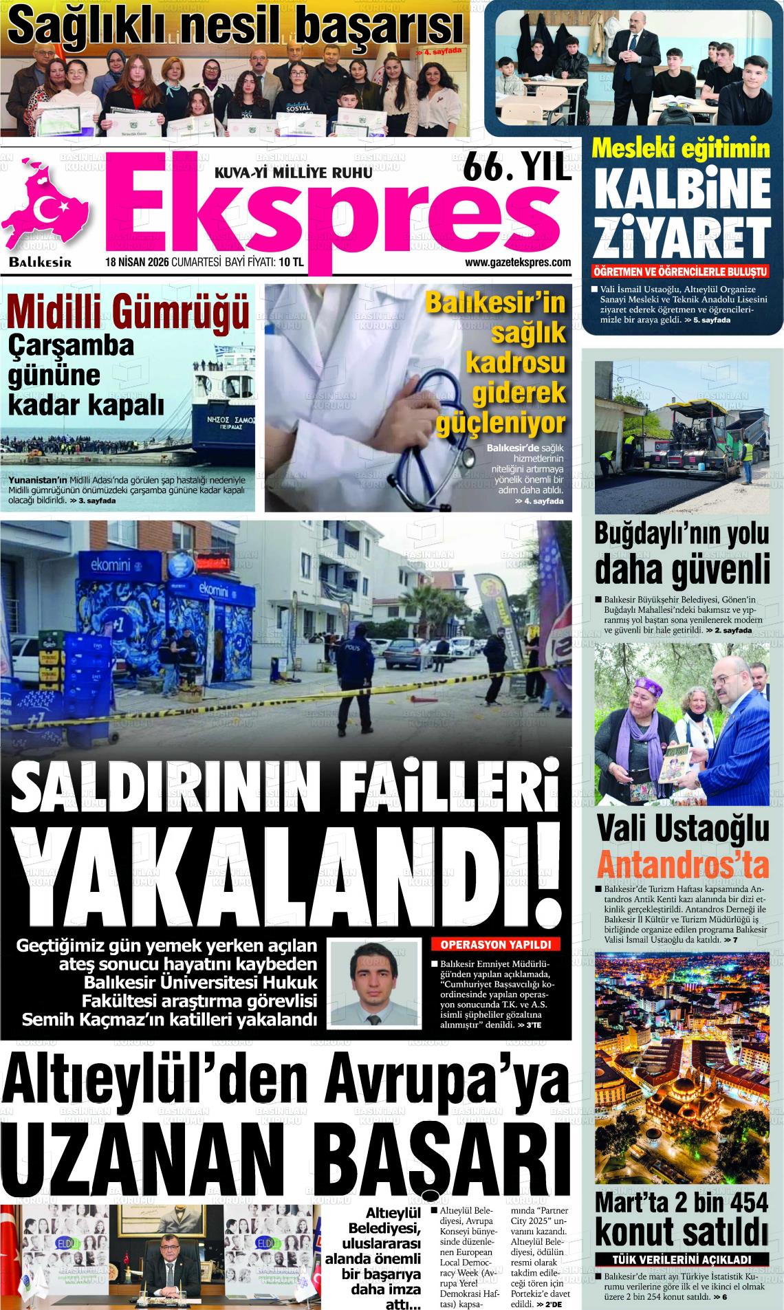Balikesir Ekspres 18.04.2026