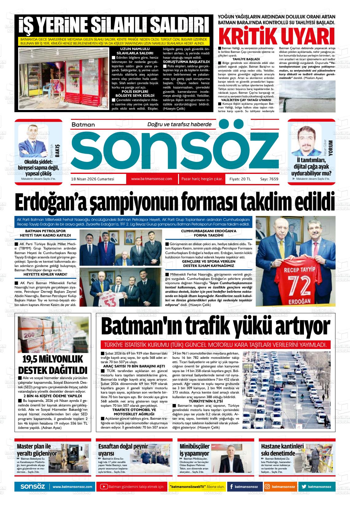Batman Sonsoz 18.04.2026