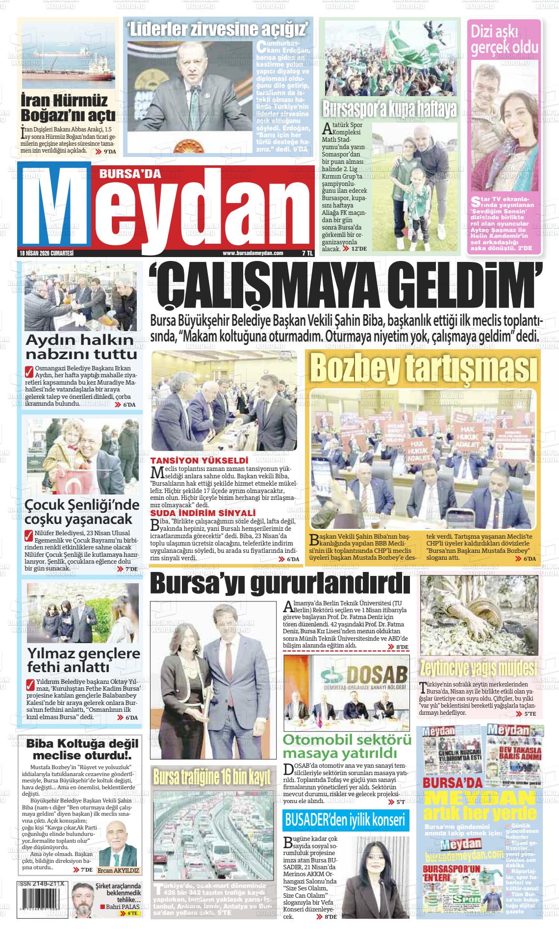 Bursa Dameydan 18.04.2026