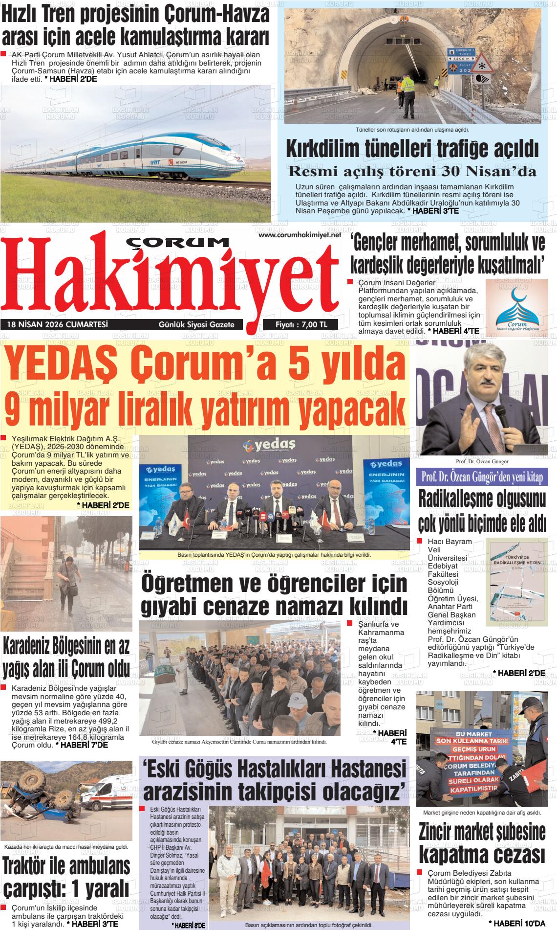 Corum Hakimiyet 18.04.2026