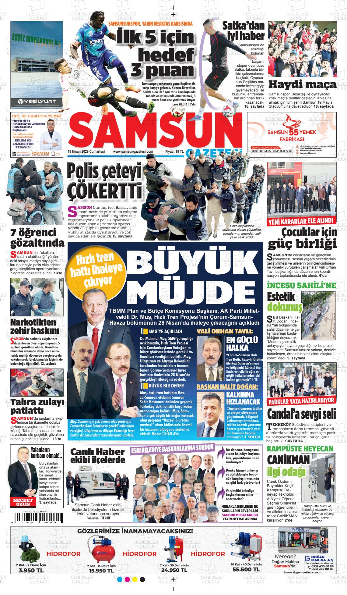 Samsun Ekip 18.04.2026