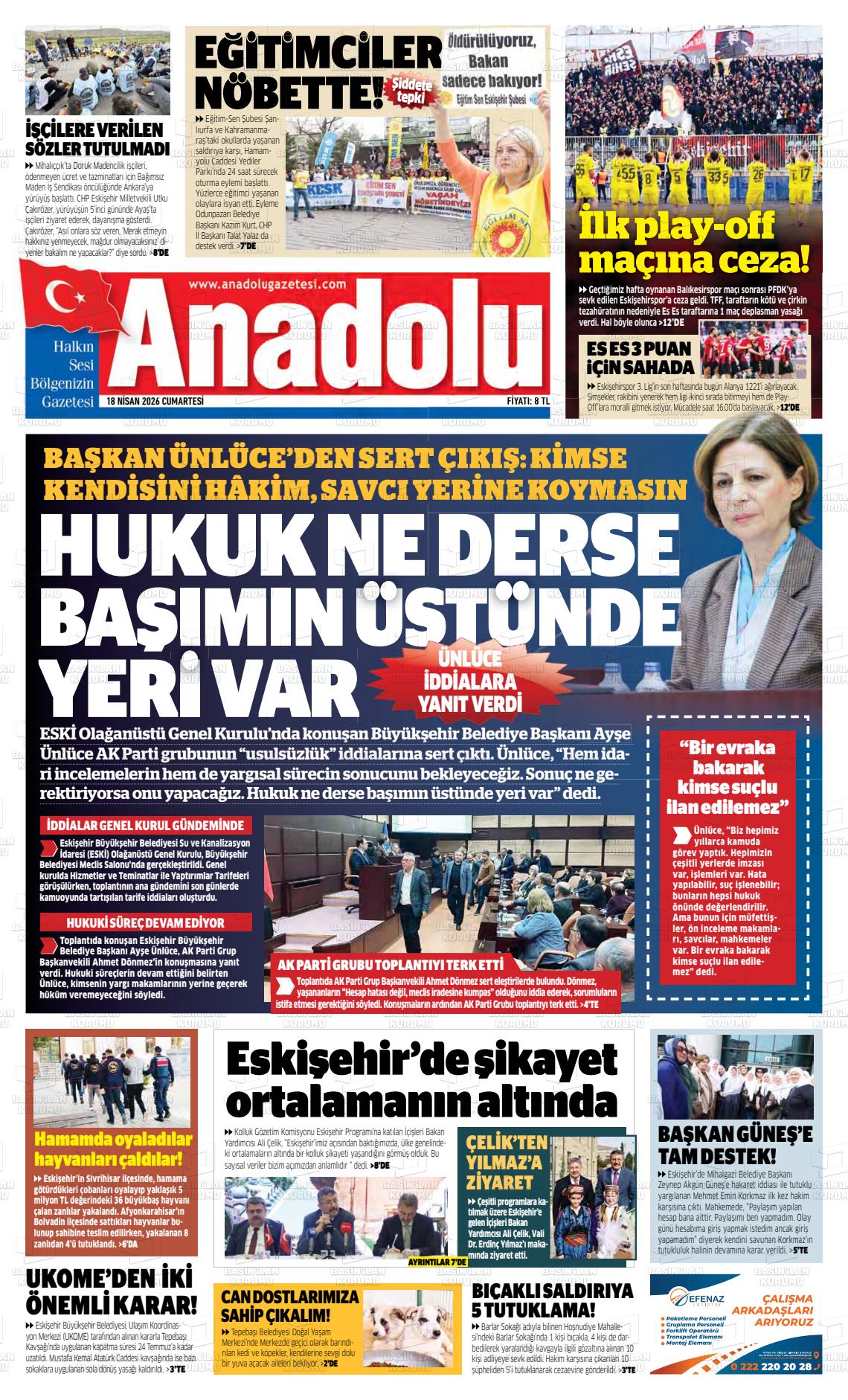 Eskisehir Anadolu 18.04.2026