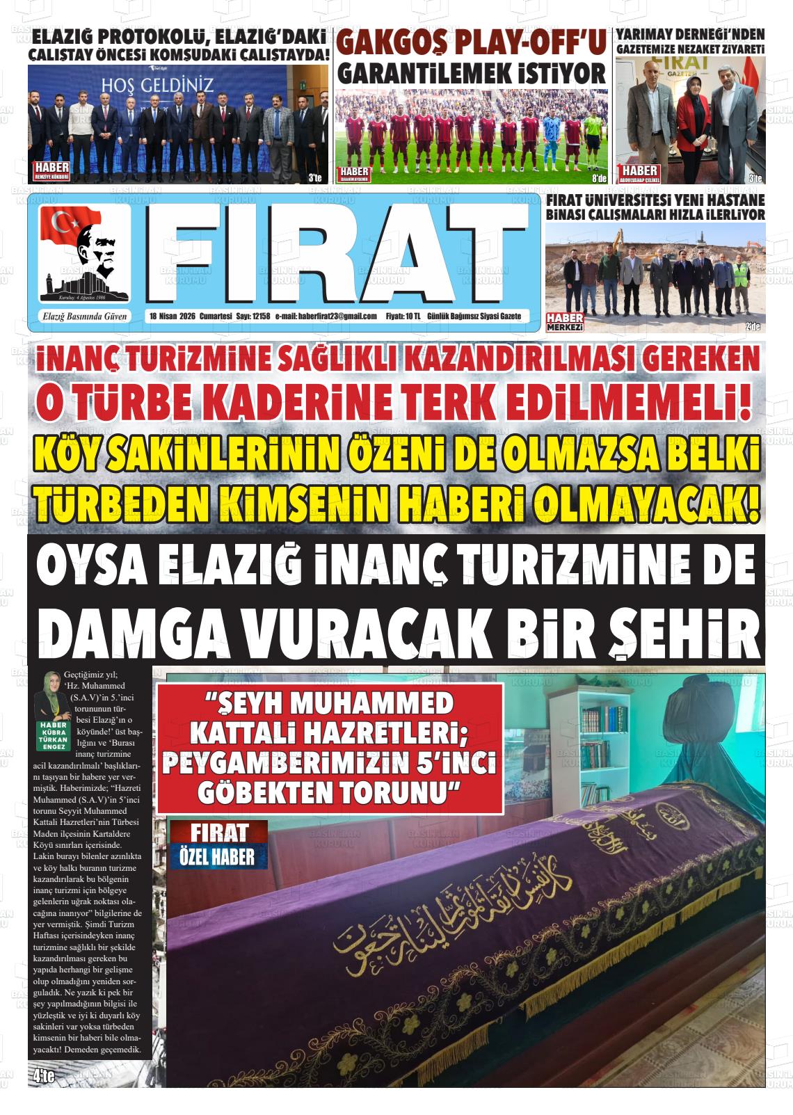 Elazig Firatgazetesi 18.04.2026