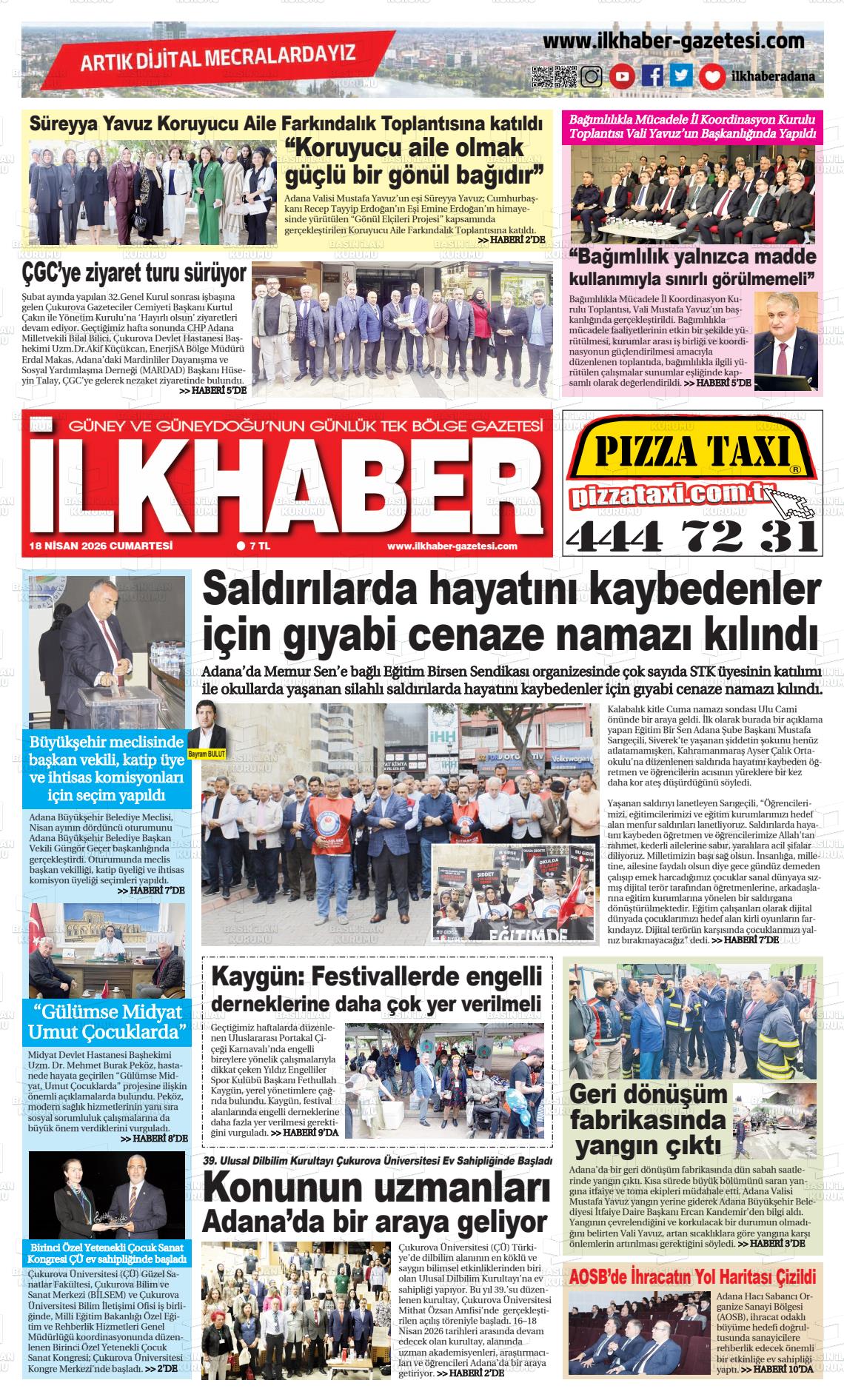 Adana Ilkhaber 18.04.2026