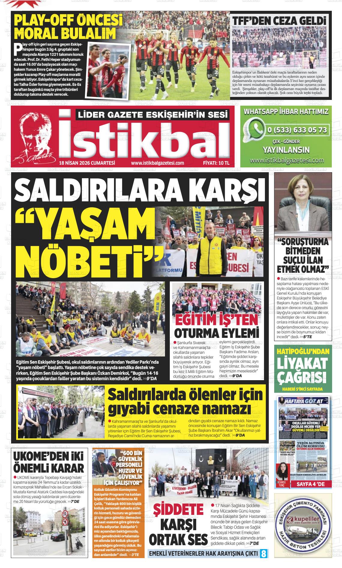 Eskisehir Istikbal 18.04.2026