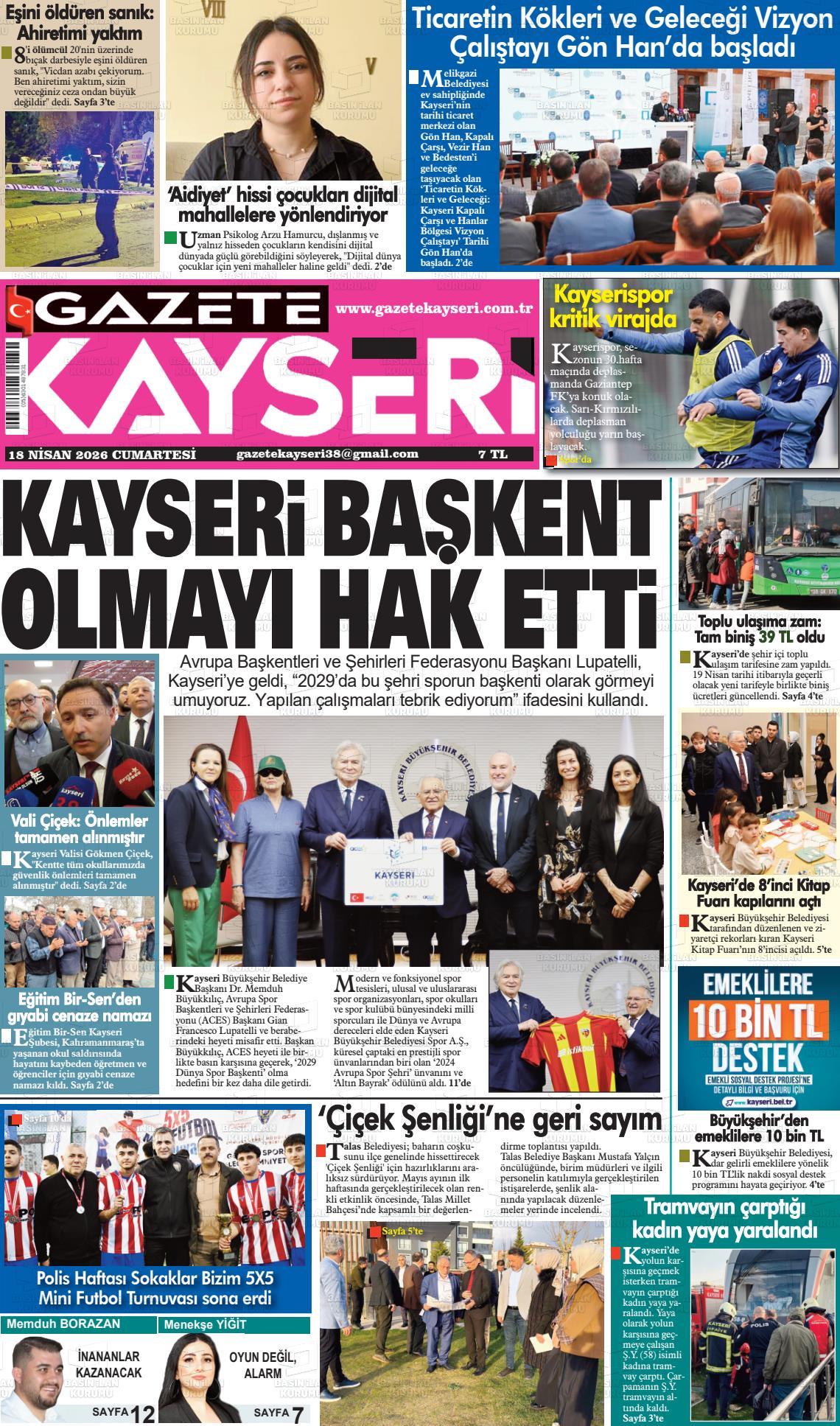 Kayseri Haber 38 18.04.2026