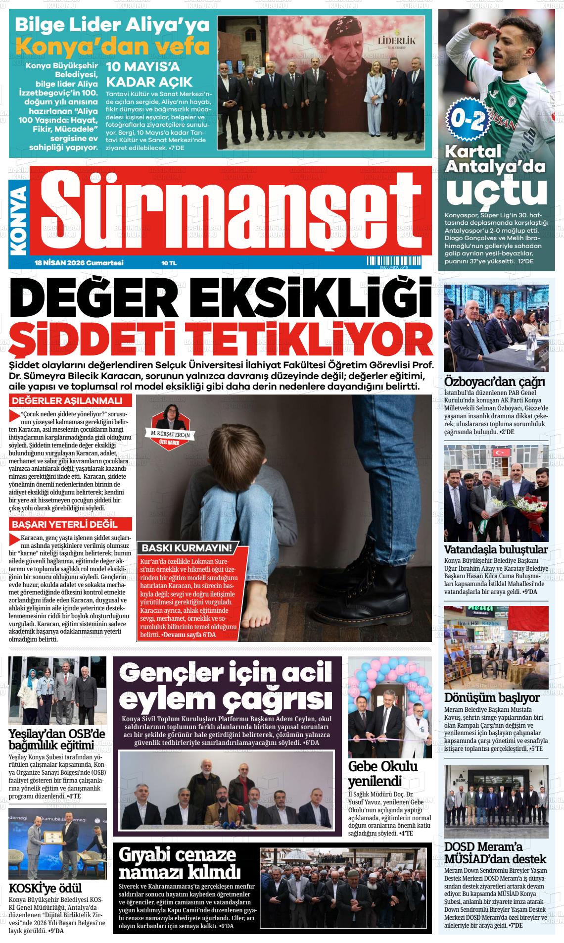 Konya Ninsesi 18.04.2026