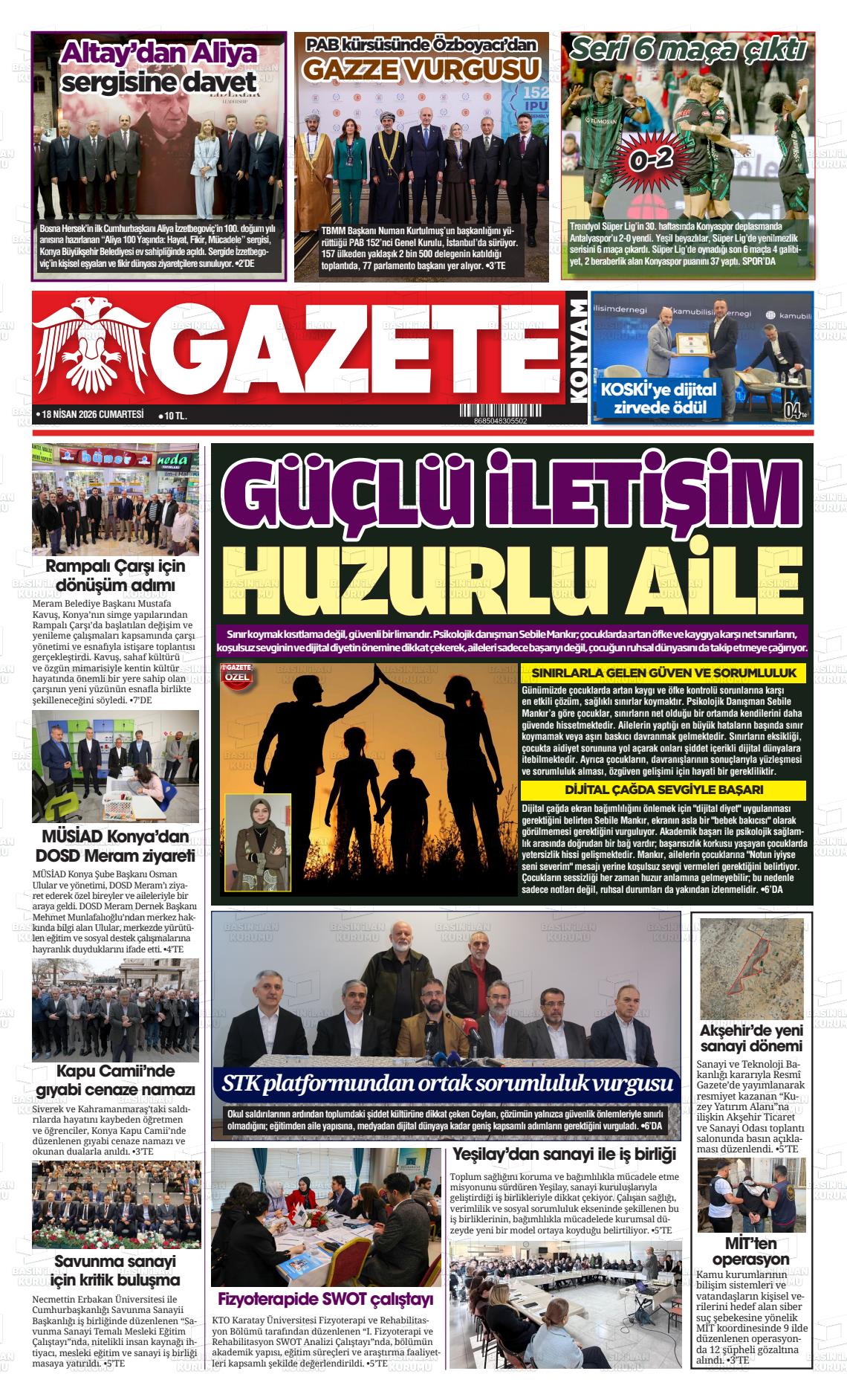Konya Yenigun 18.04.2026