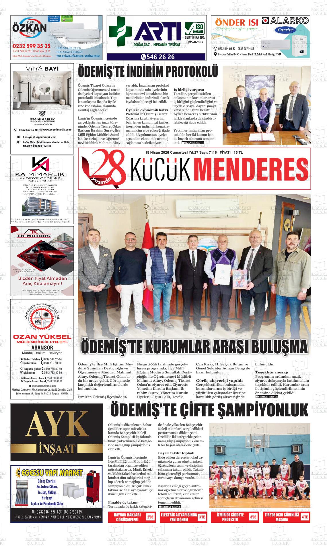 Izmir Kucukmenderes 18.04.2026