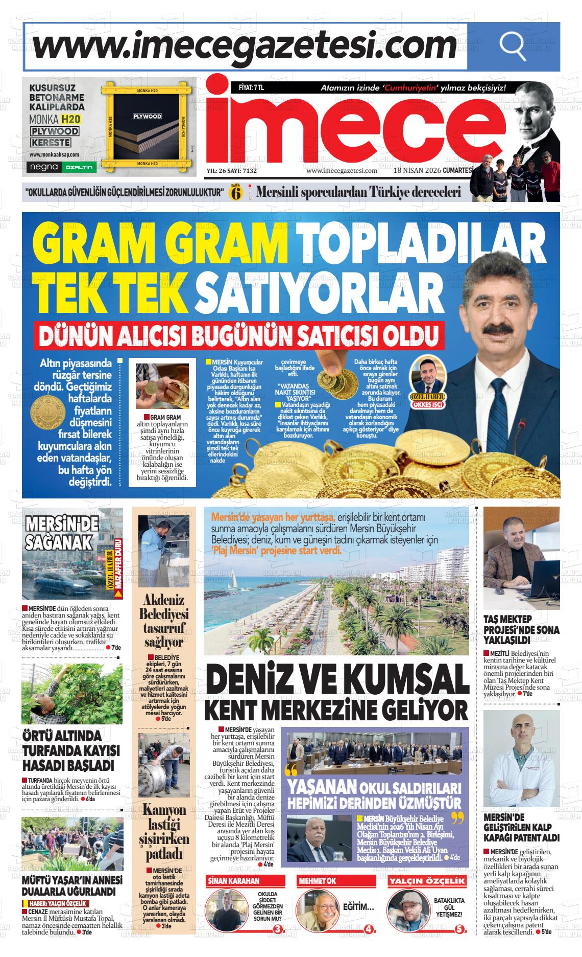 Mersin Imece 18.04.2026
