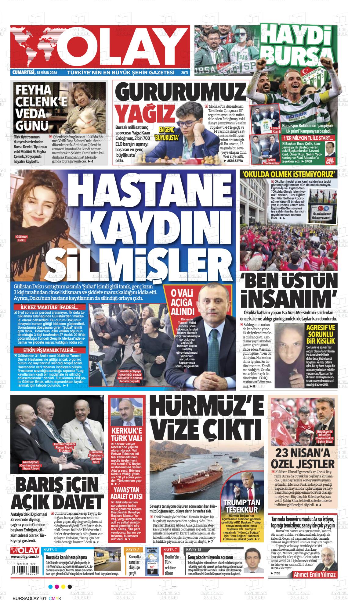 Hatay Olay 18.04.2026