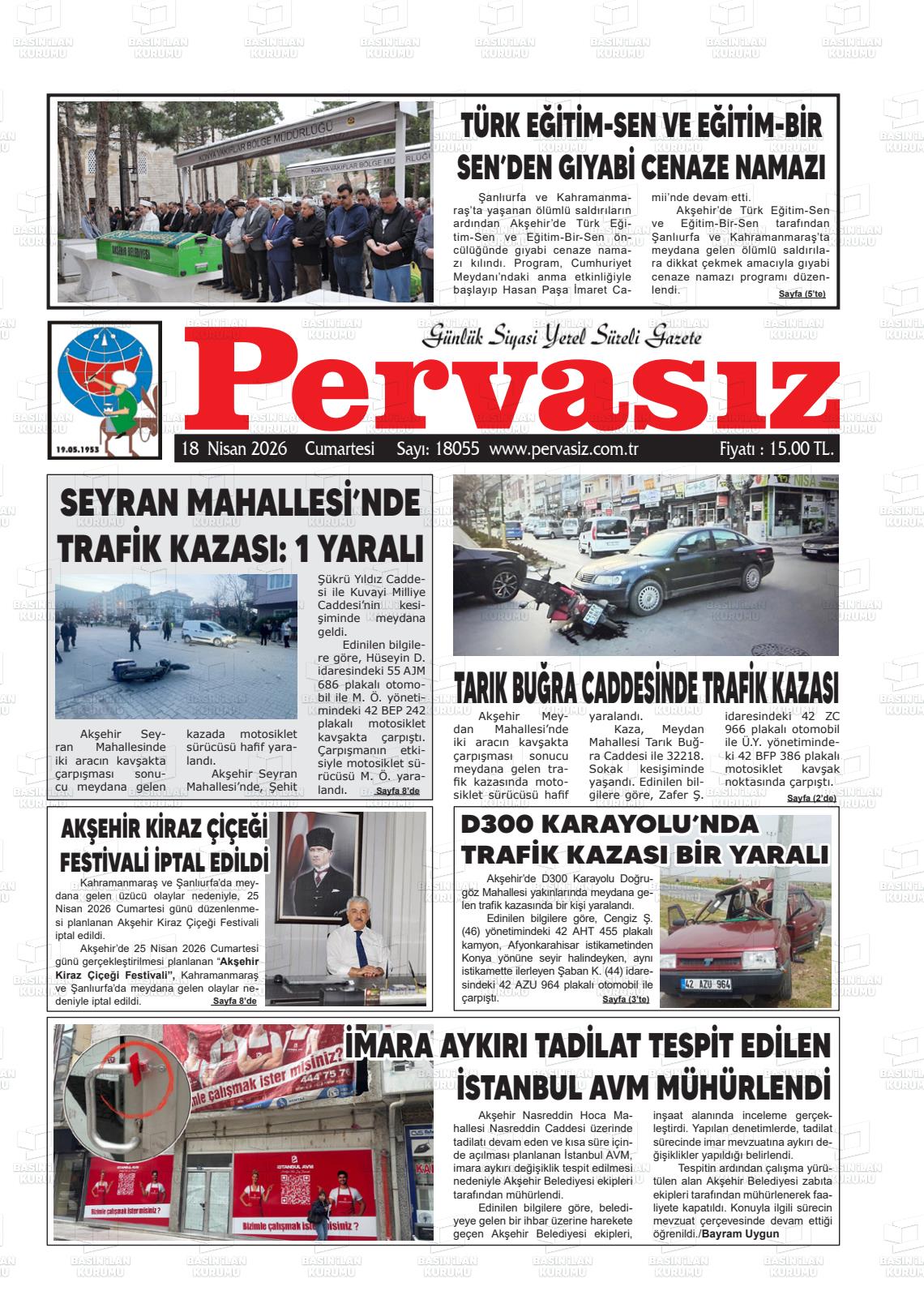 Konya Pervasiz 18.04.2026