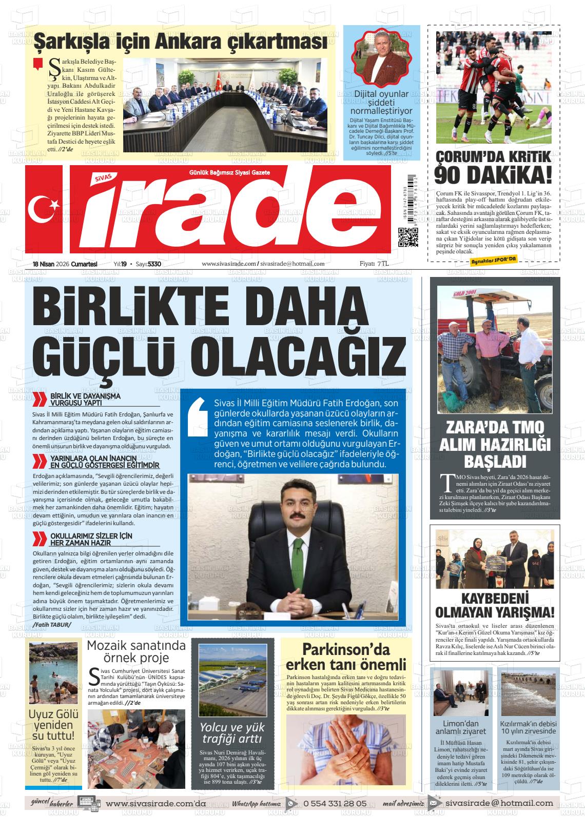 Sivas Irade 18.04.2026