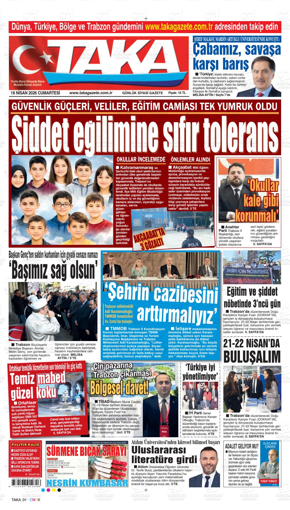 Trabzon Taka 18.04.2026