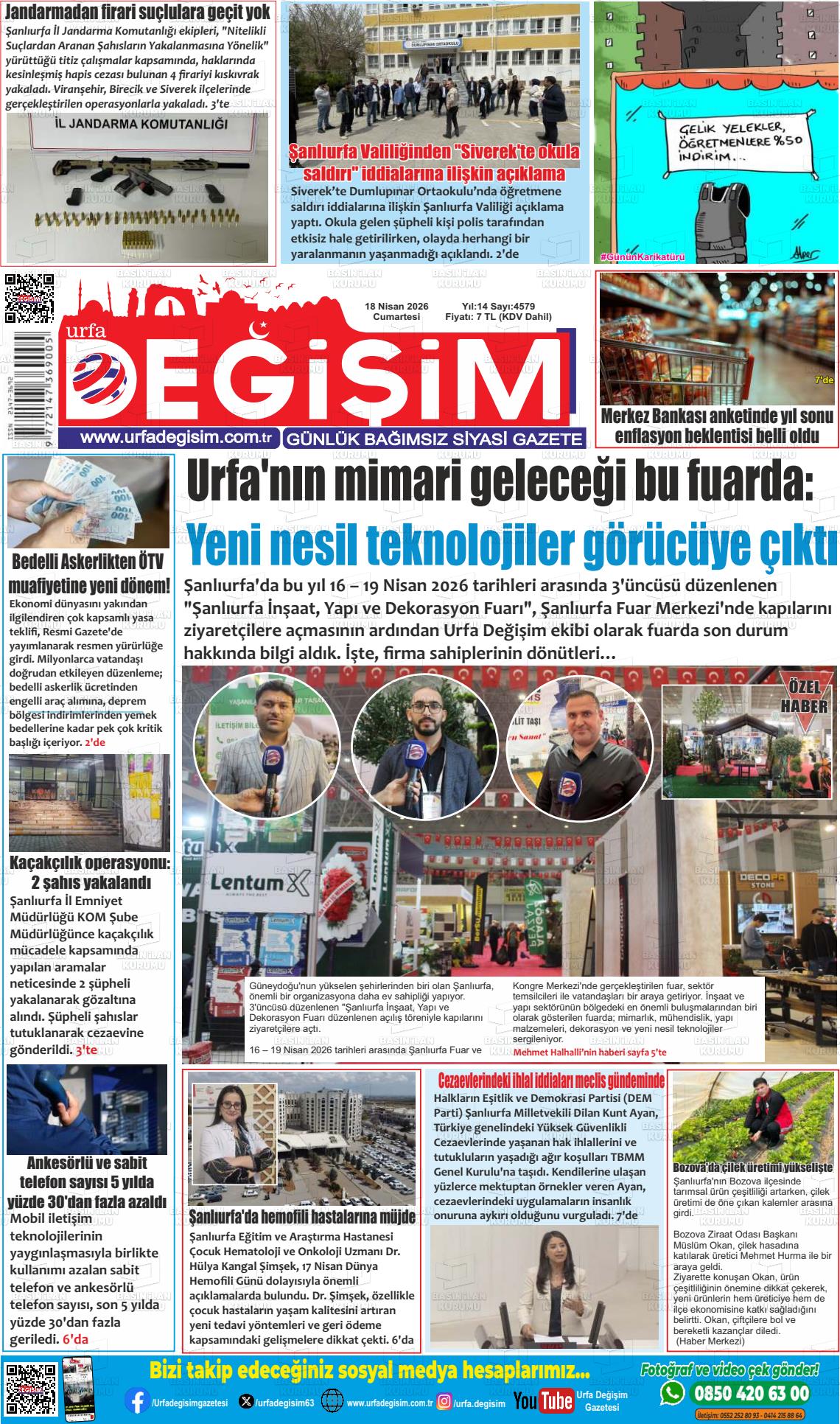 Sanliurfa Urfastar 18.04.2026
