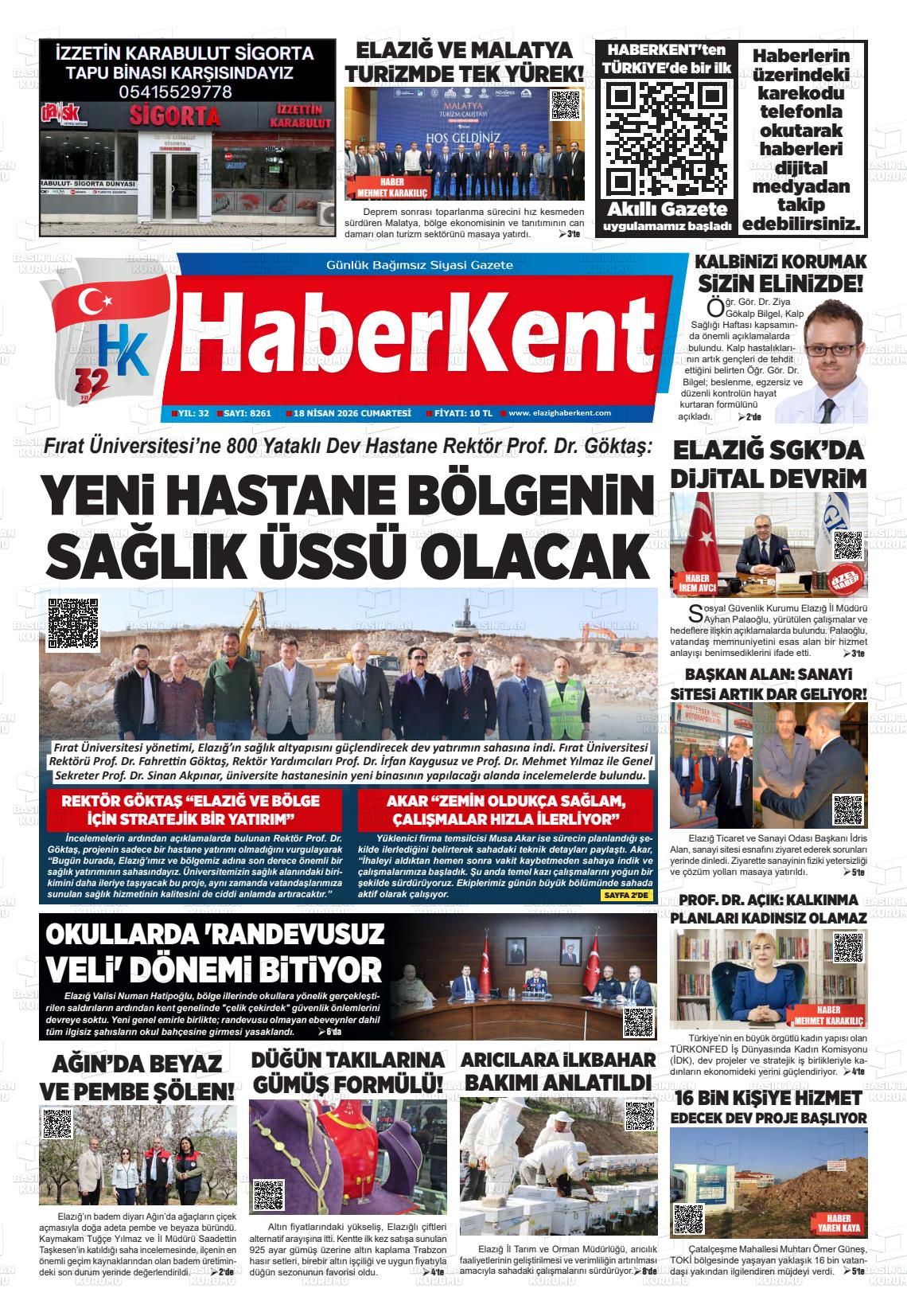 Elazig Yenicag 18.04.2026