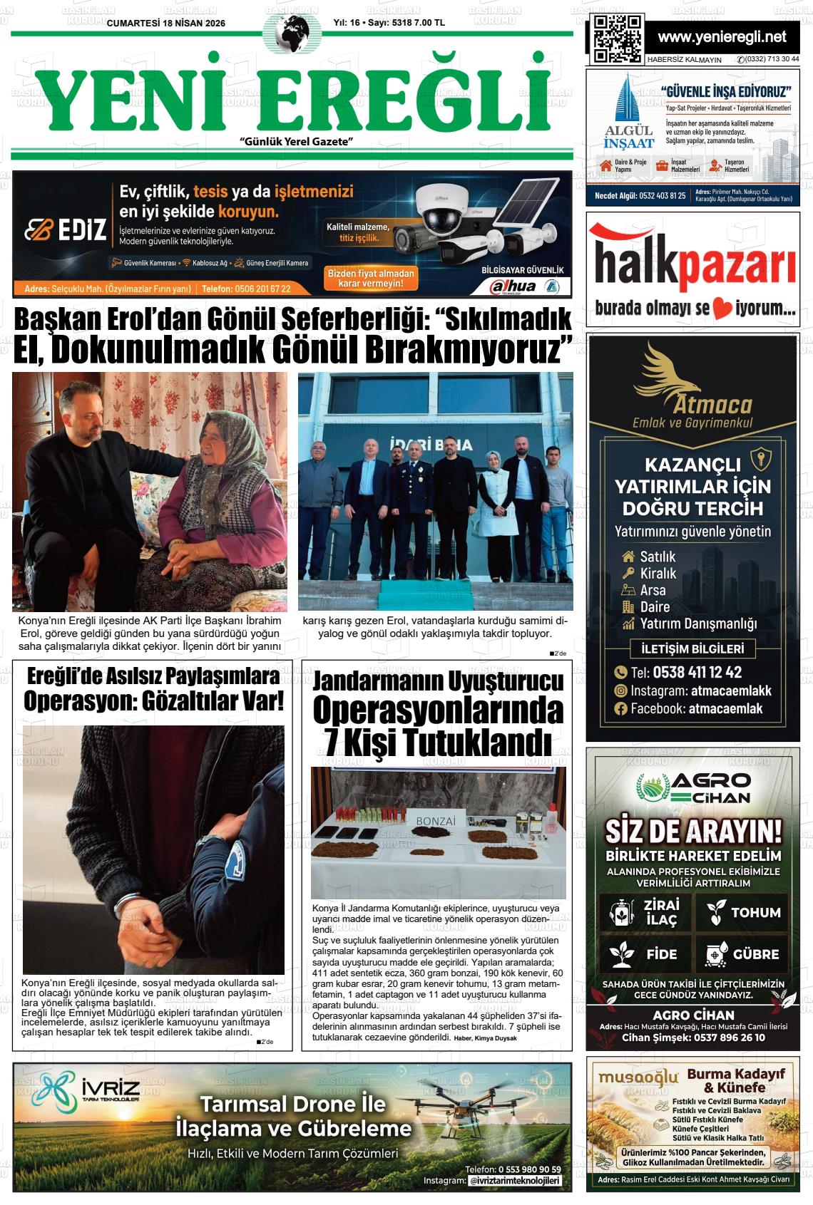 Konya Yenieregli 18.04.2026