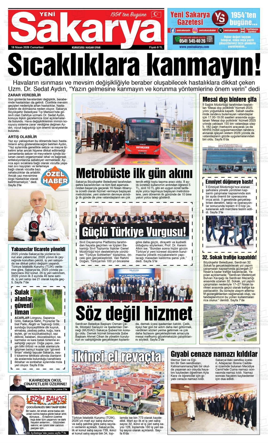 Sakarya Yeni 18.04.2026