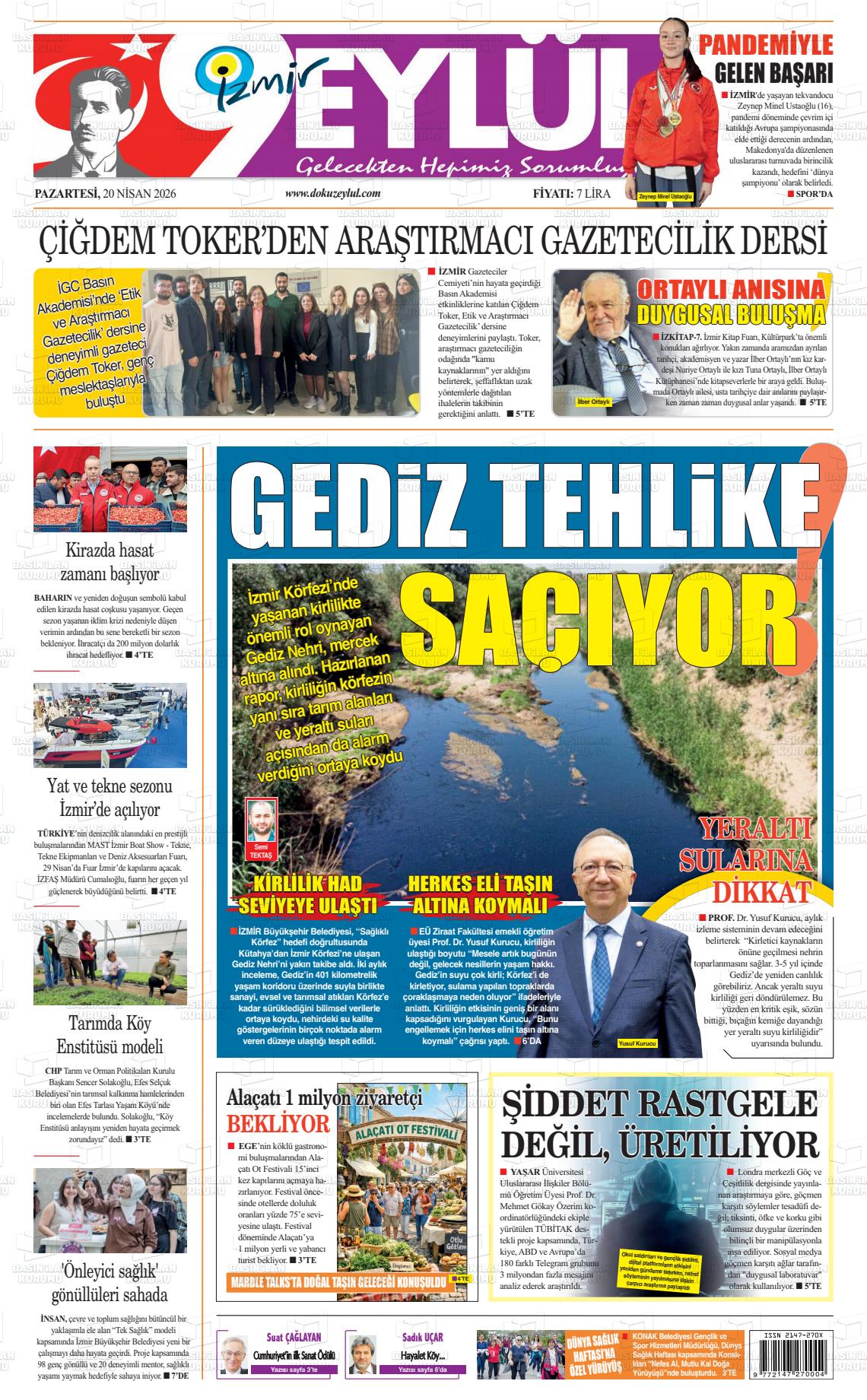 Izmir 9 Eylul 20.04.2026