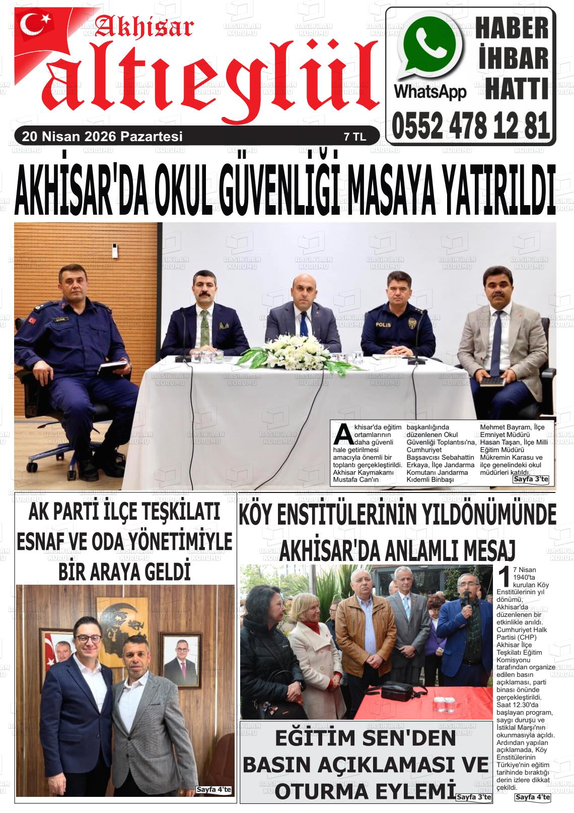 Manisa Akhisargundem 20.04.2026