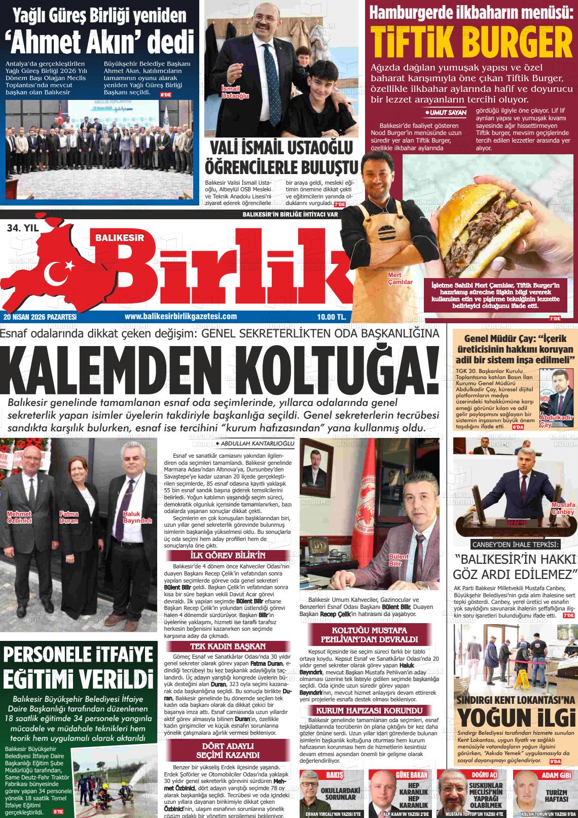 Balikesir Birlik 20.04.2026