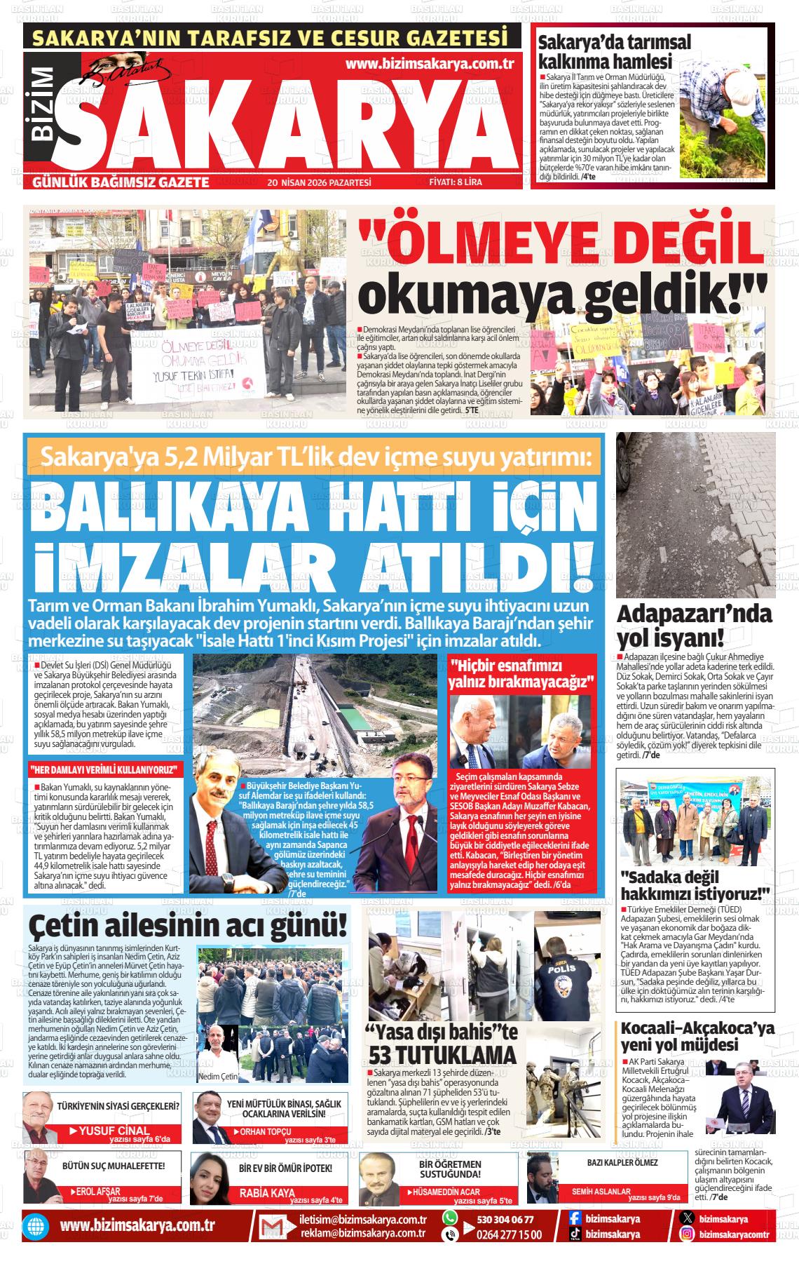 Sakarya Bizim 20.04.2026