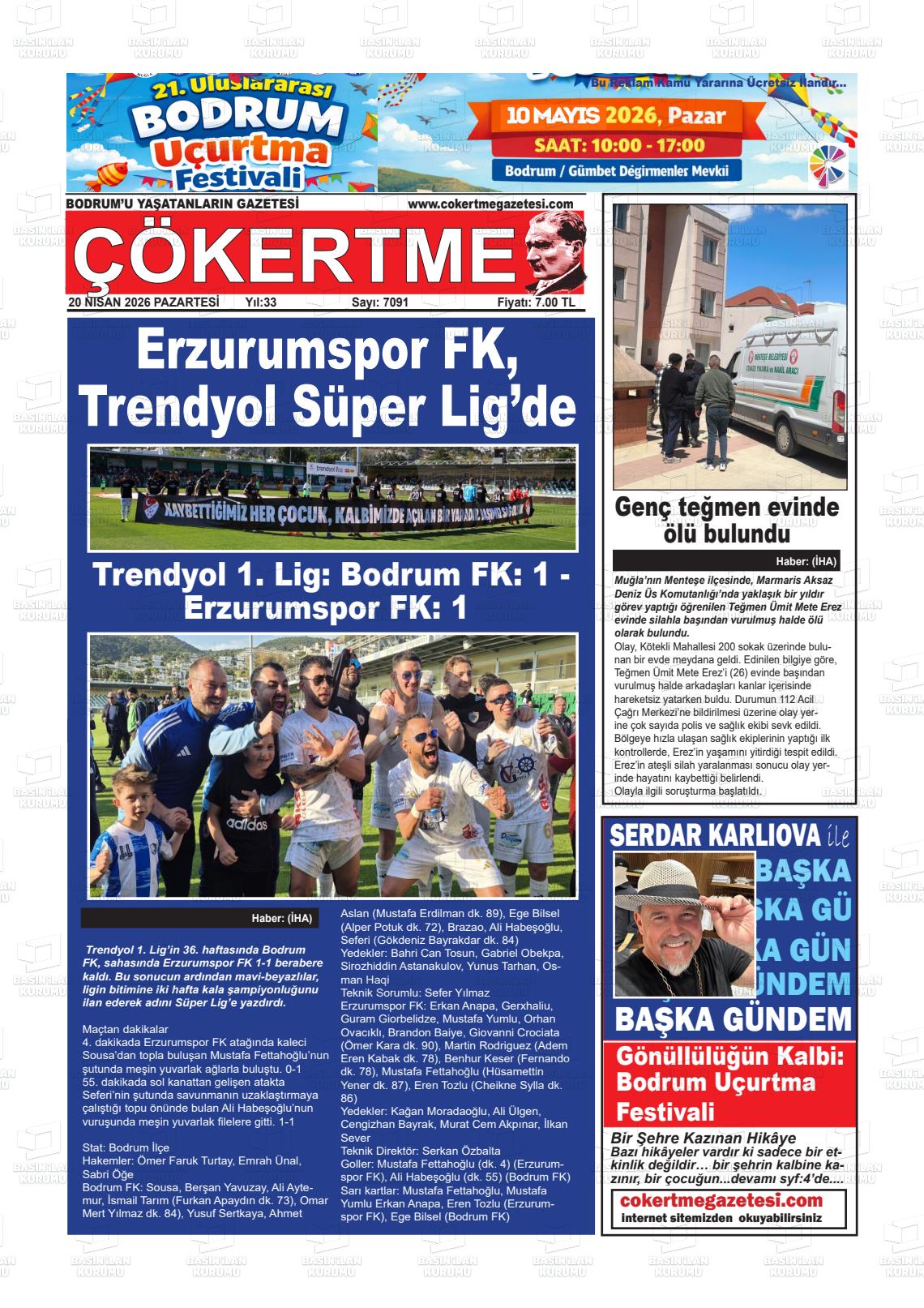 Mugla Cokertme 20.04.2026