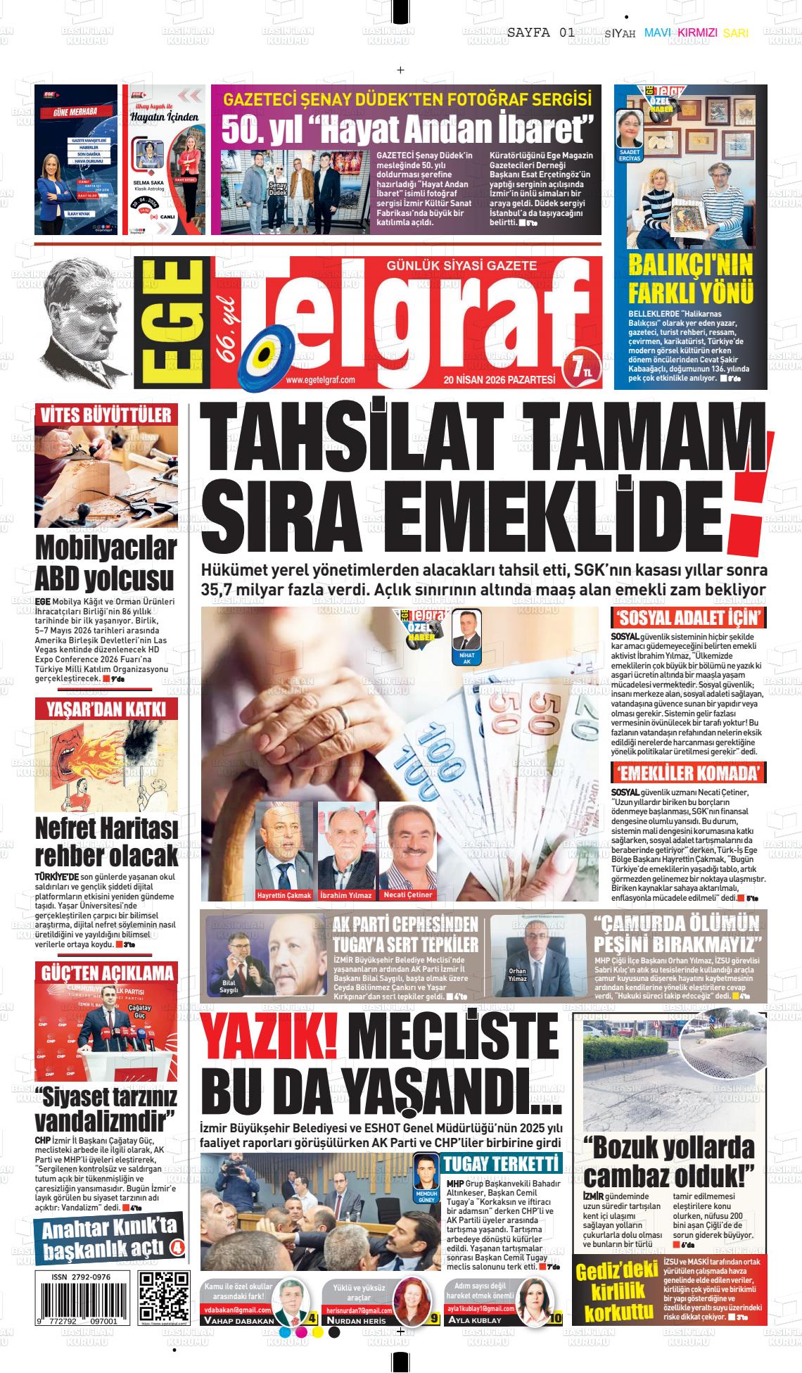 Izmir Egetelgraf 20.04.2026