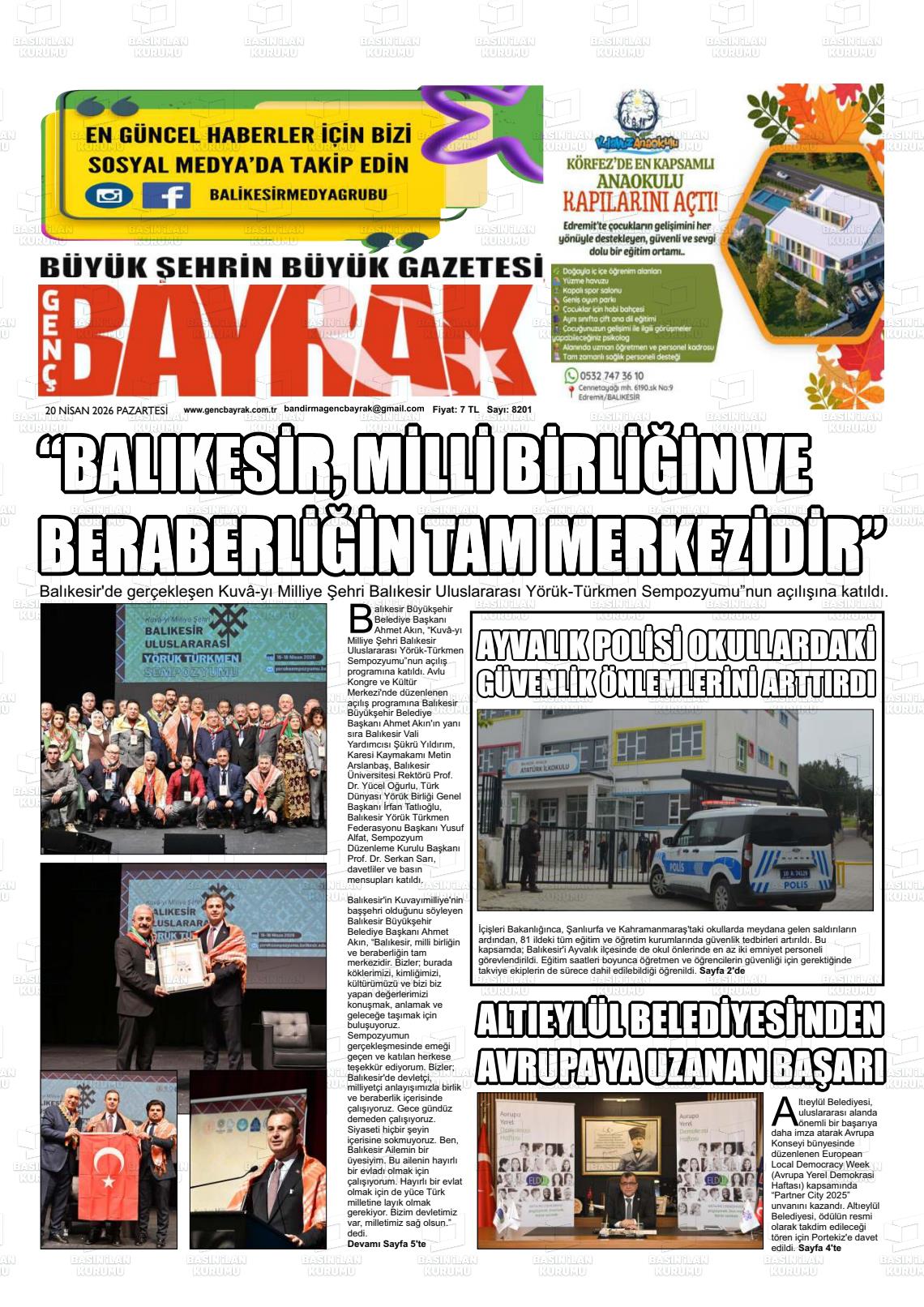 Balikesir Gencbayrak 20.04.2026