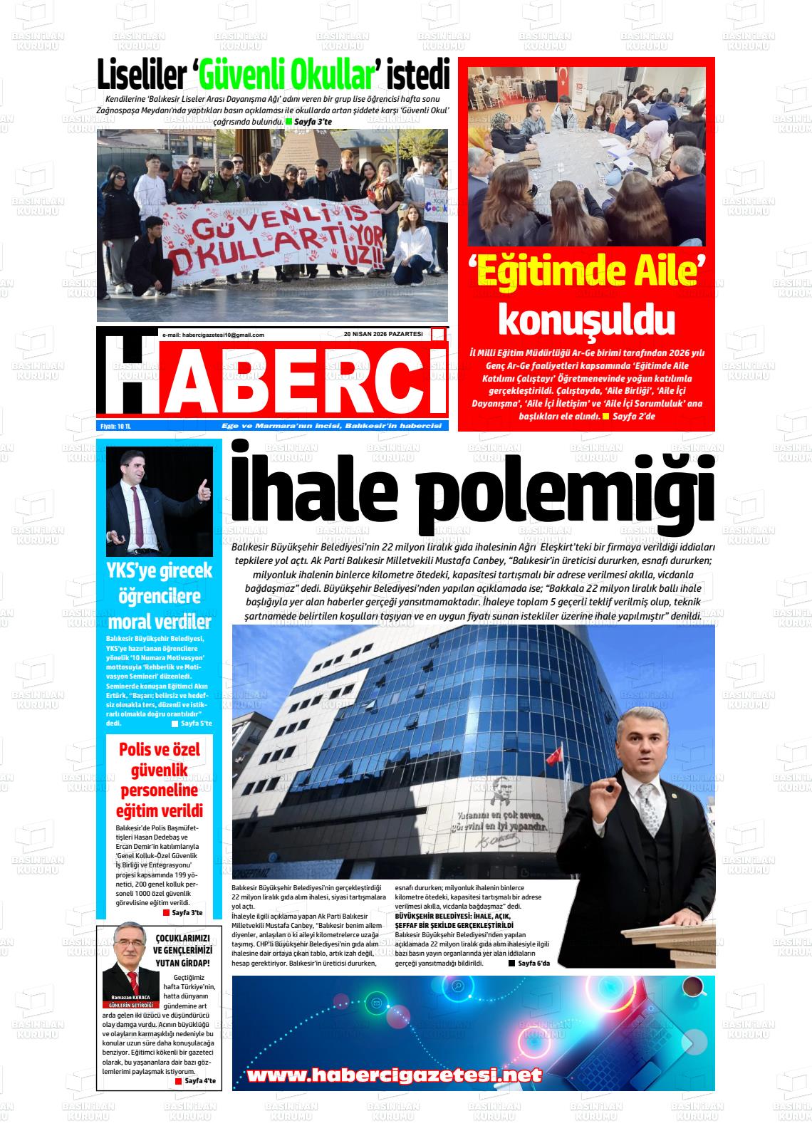 Mersin Haberci 20.04.2026