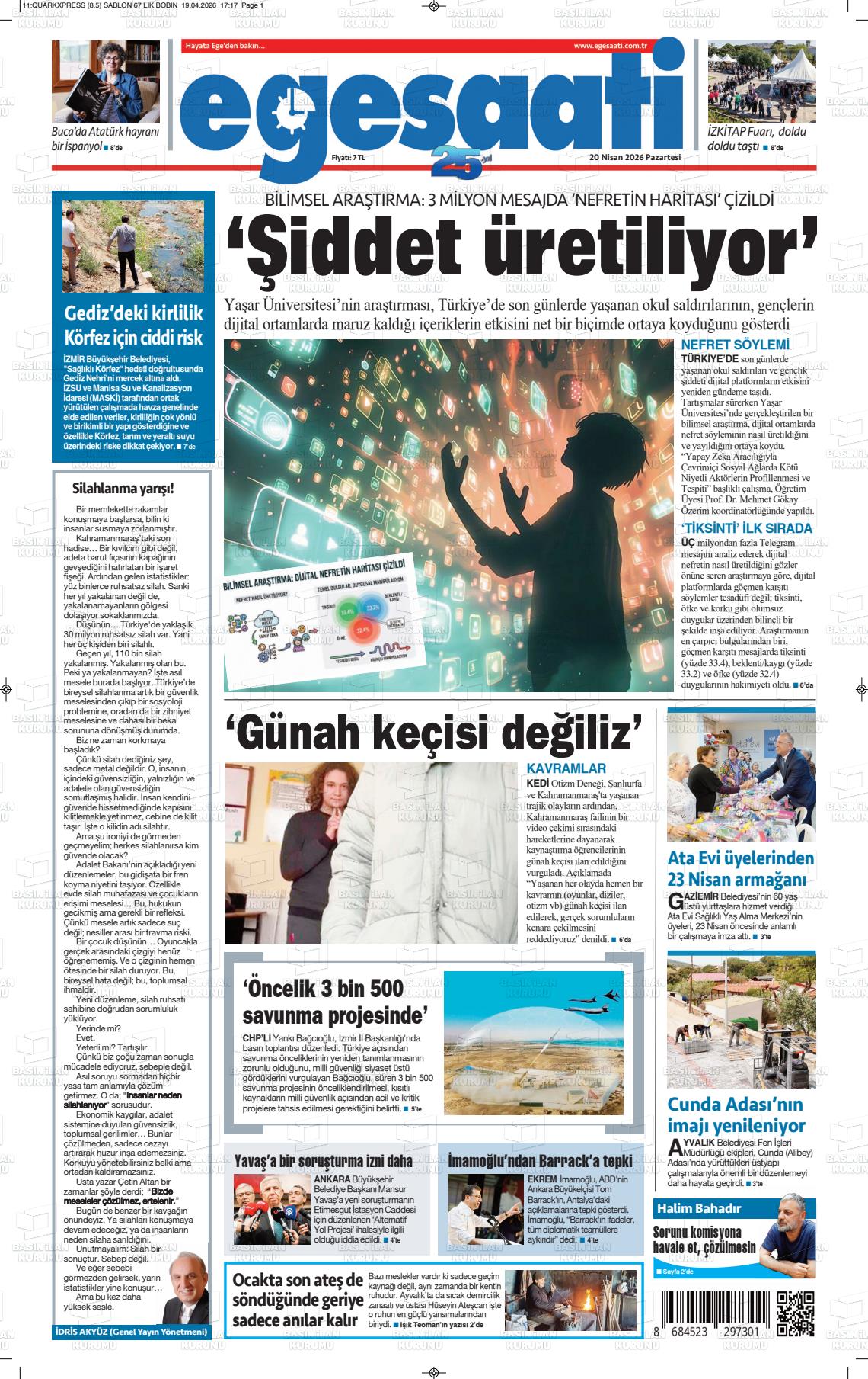 Izmir Haberekspres 20.04.2026
