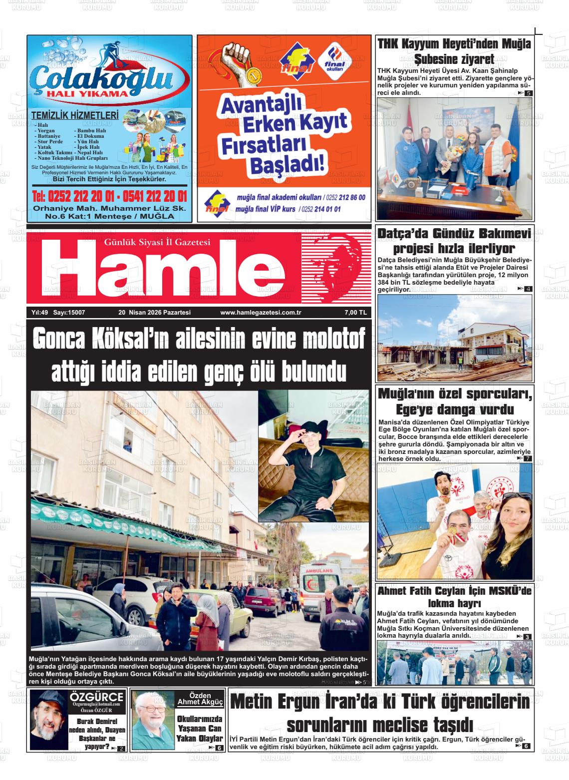 Mugla Hamle 20.04.2026