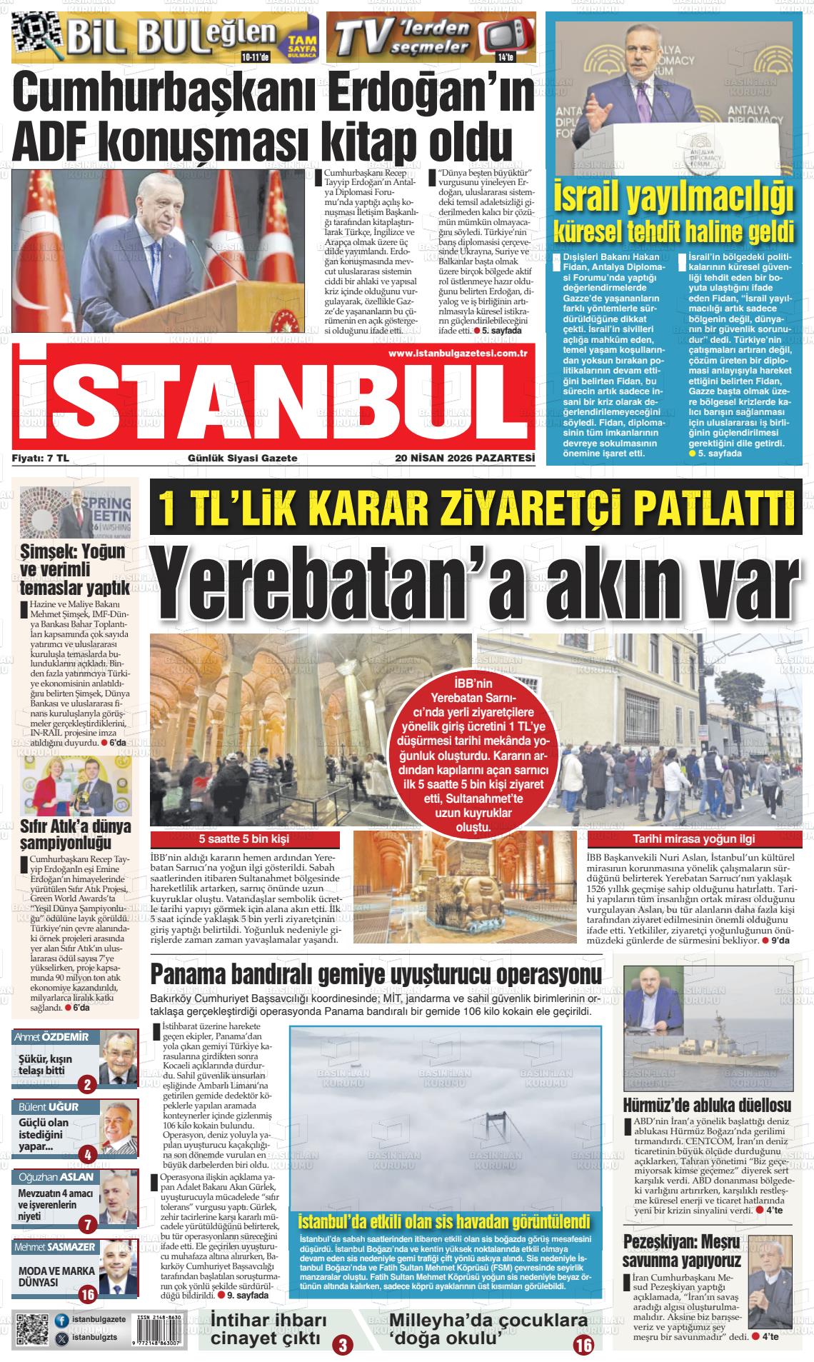 Istanbul 20.04.2026