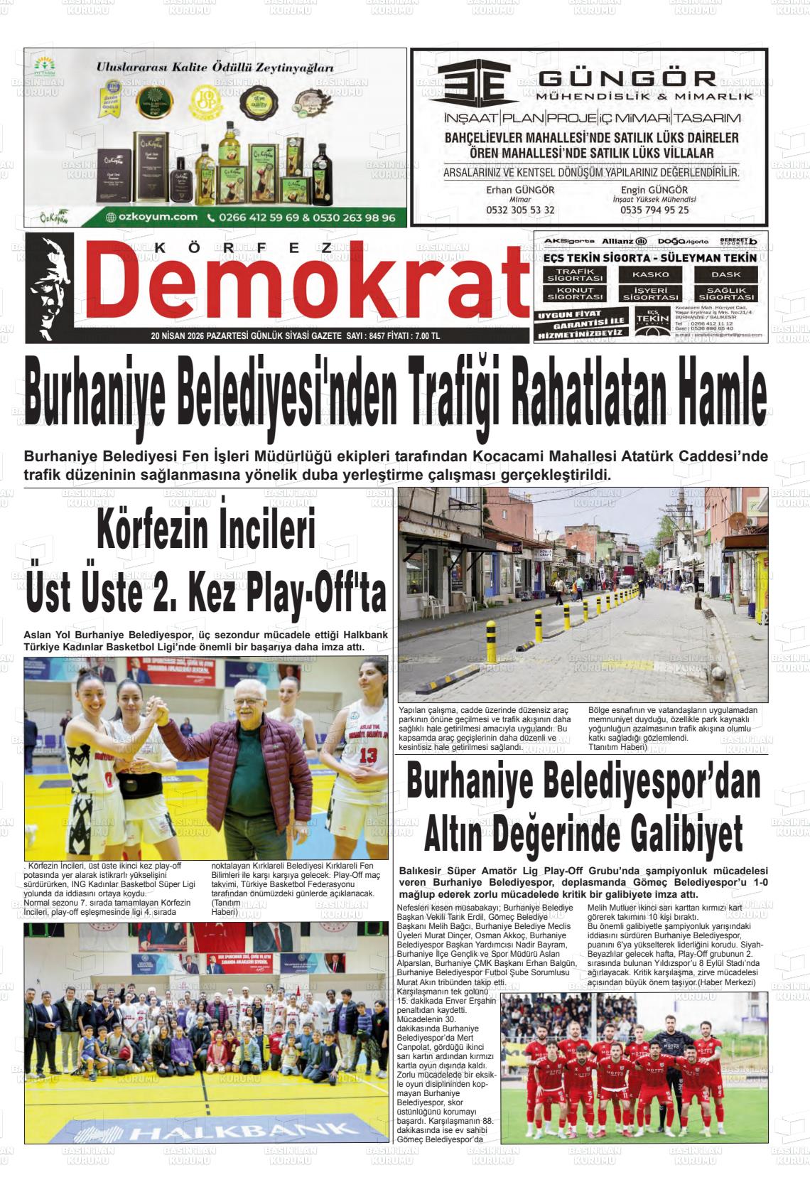 Balikesir Korfezdemokrat 20.04.2026
