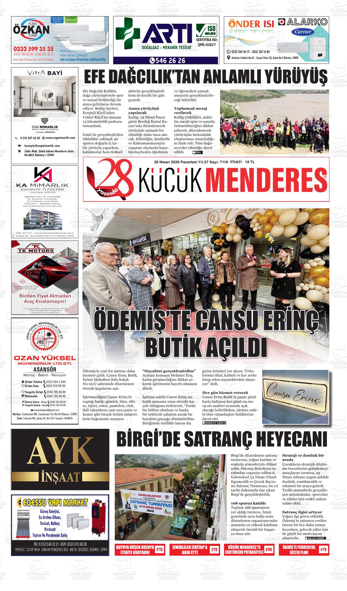 Izmir Kucukmenderes 20.04.2026