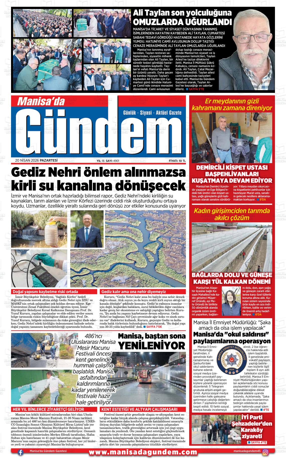 Manisa Dagundem 20.04.2026